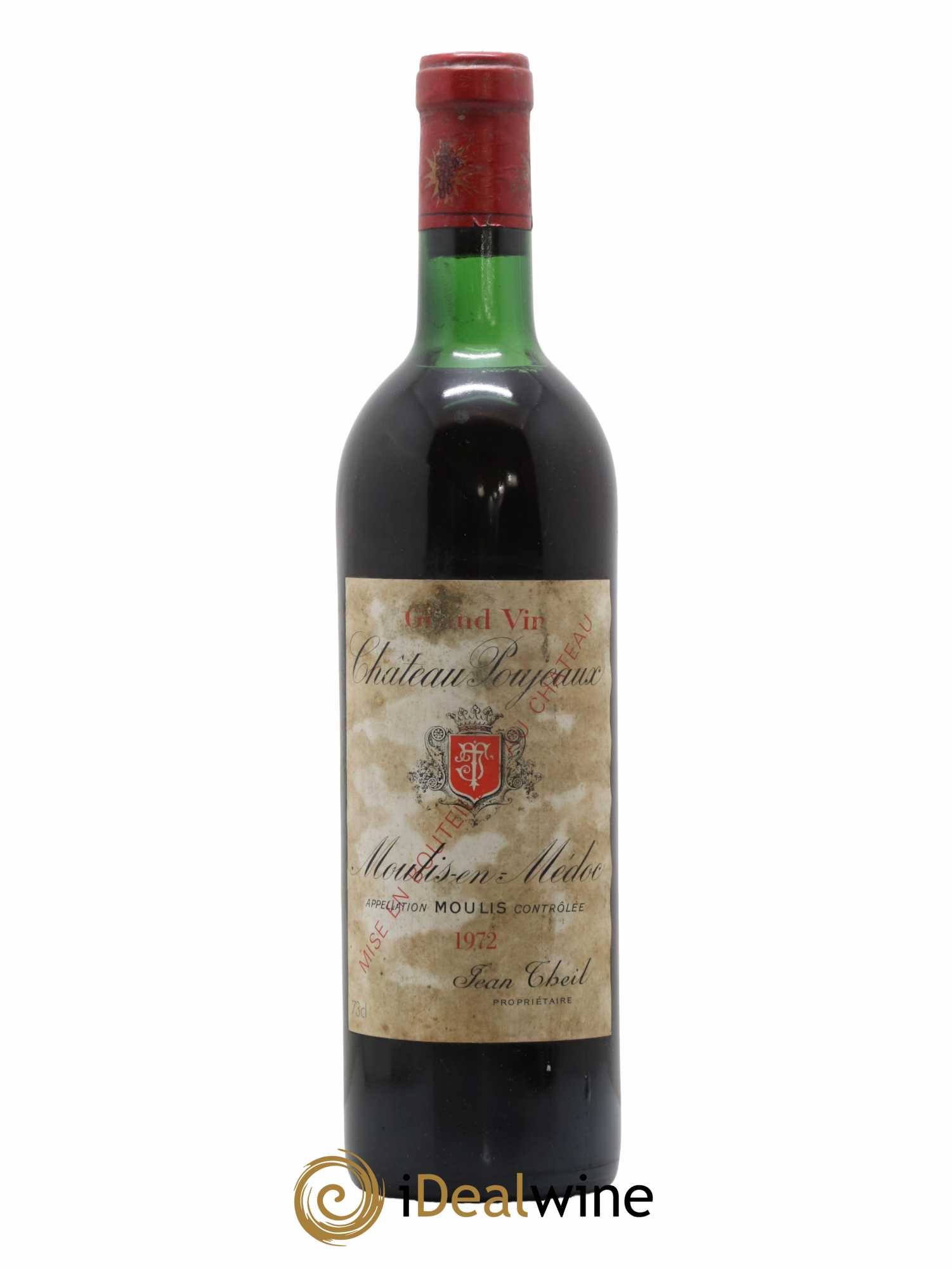 Château Poujeaux 1972 - Lot de 1 bouteille - 0