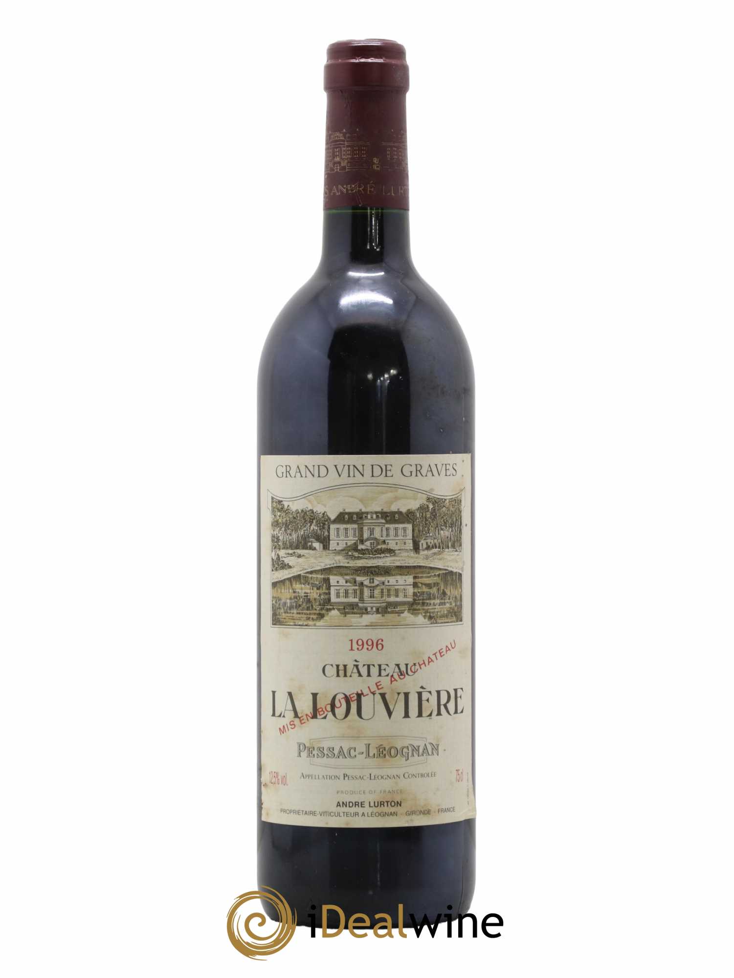 Château la Louvière 1996 - Lot de 1 bouteille - 0