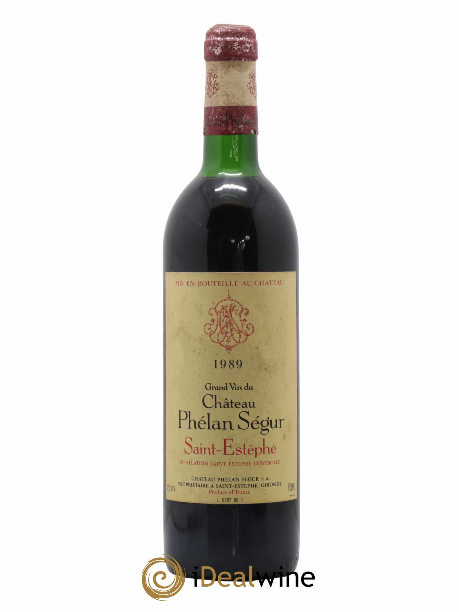 Château Phélan Ségur 1989 - Lot de 1 bouteille - 0