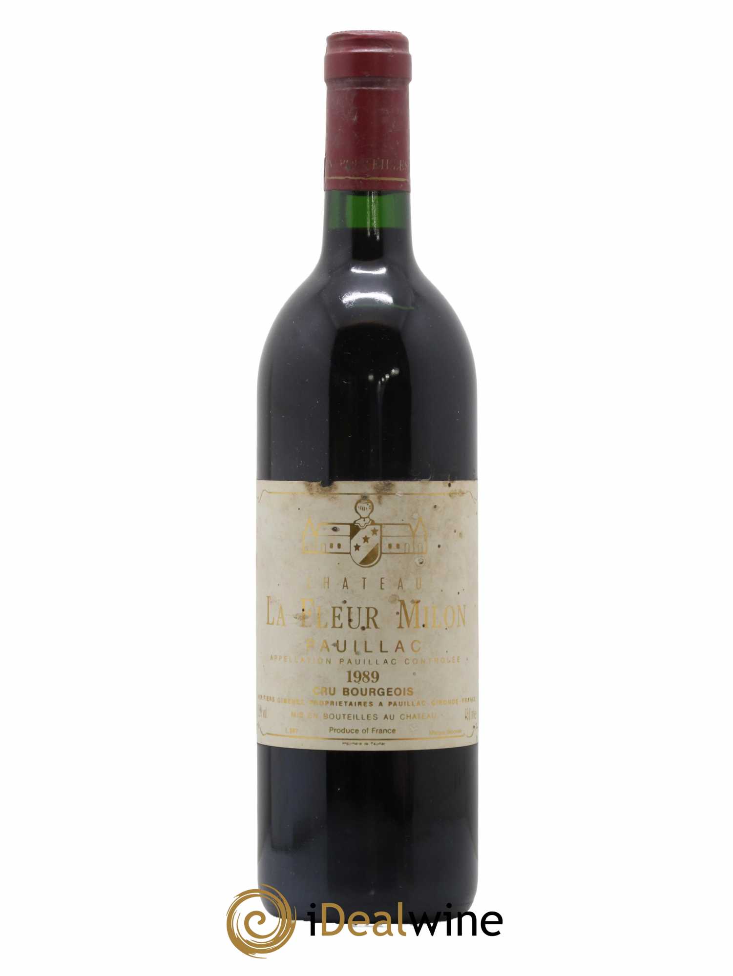 Château la Fleur Milon Cru Bourgeois 1989 - Lot de 1 bouteille - 0