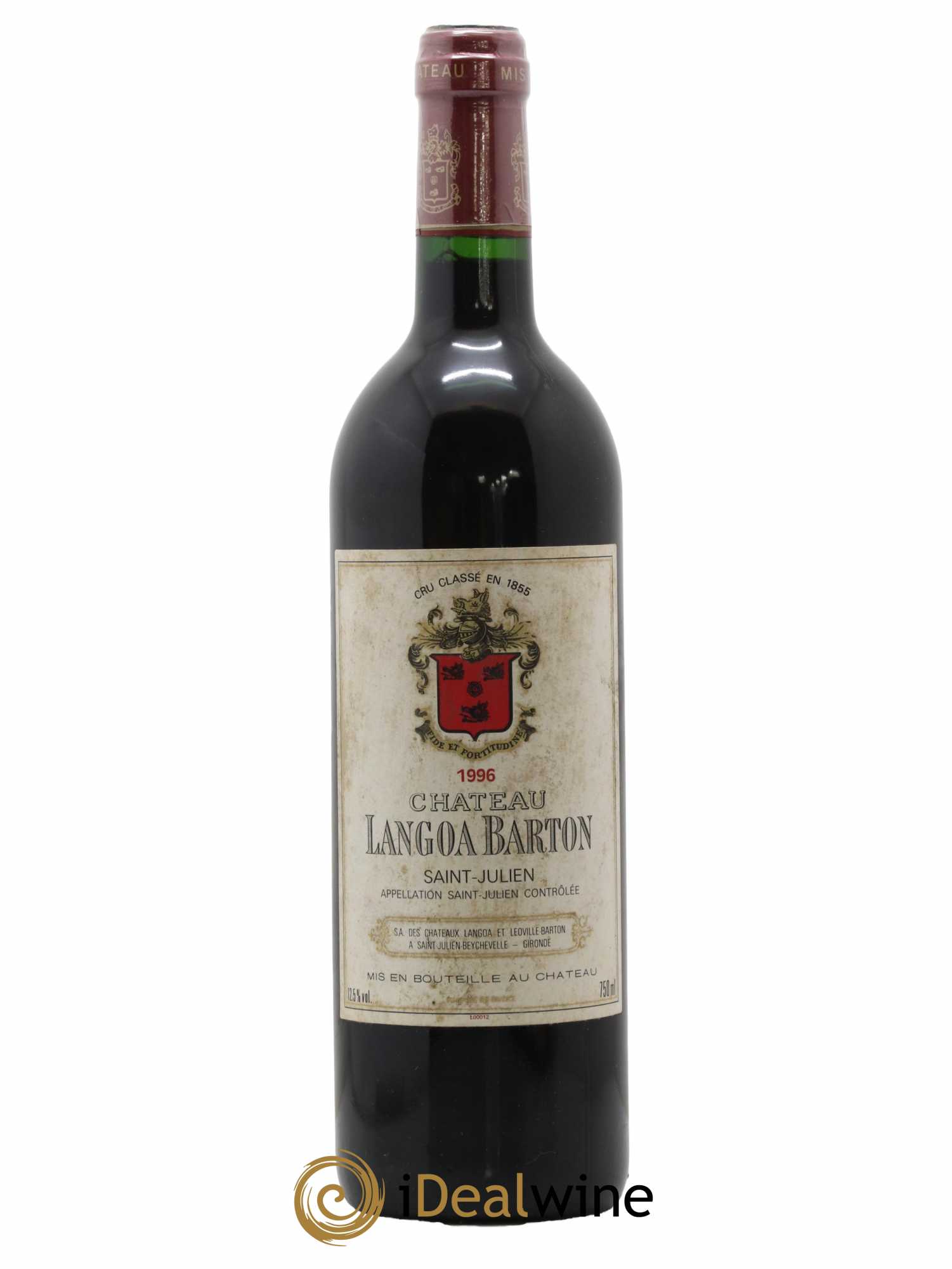 Château Langoa Barton 3ème Grand Cru Classé 1996 - Lot de 1 bouteille - 0