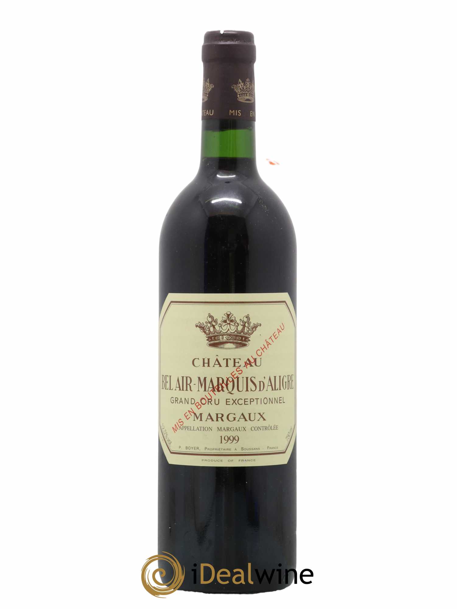 Château Bel Air Marquis d'Aligre 1999 - Lot de 1 bouteille - 0