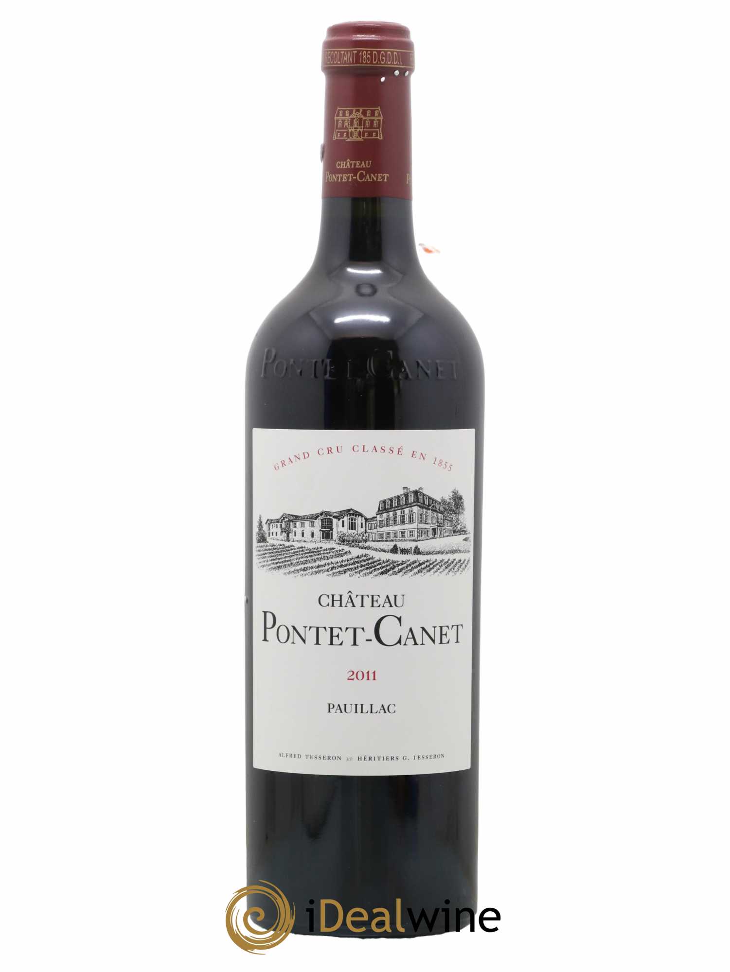 Château Pontet Canet 5ème Grand Cru Classé 2011 - Lot de 1 bouteille - 0