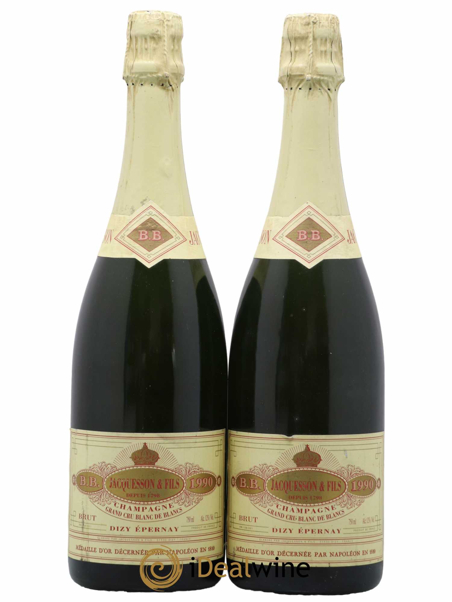 Millésimé Jacquesson 1990 - Lot de 2 bouteilles - 0