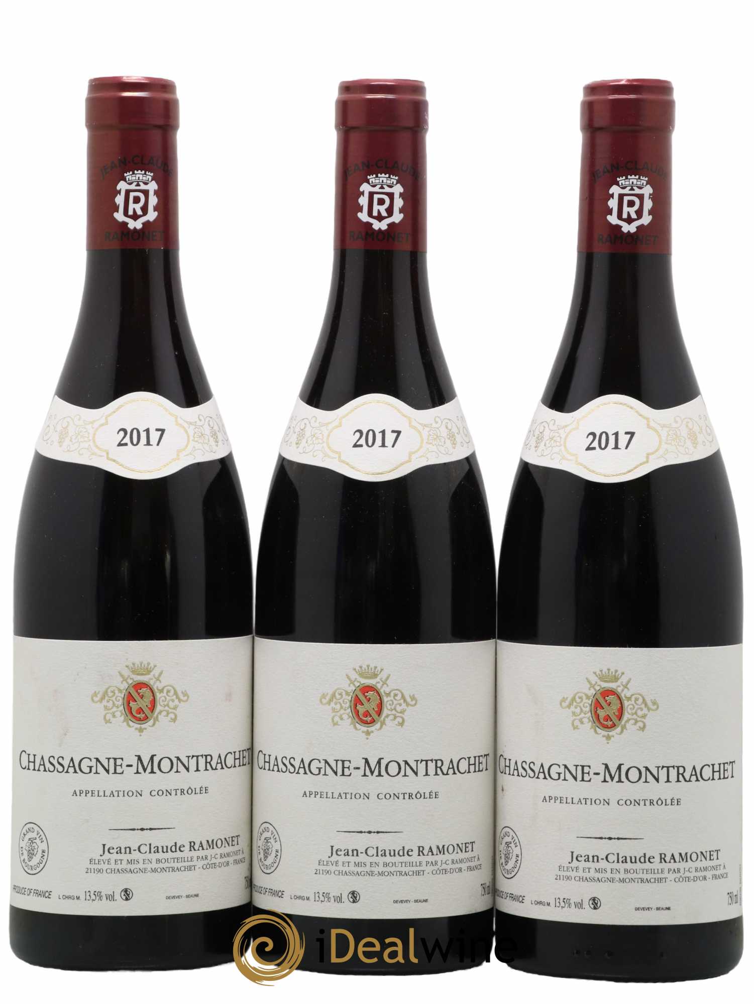 Chassagne-Montrachet Ramonet (Domaine) 2017 - Lot de 3 bouteilles - 0