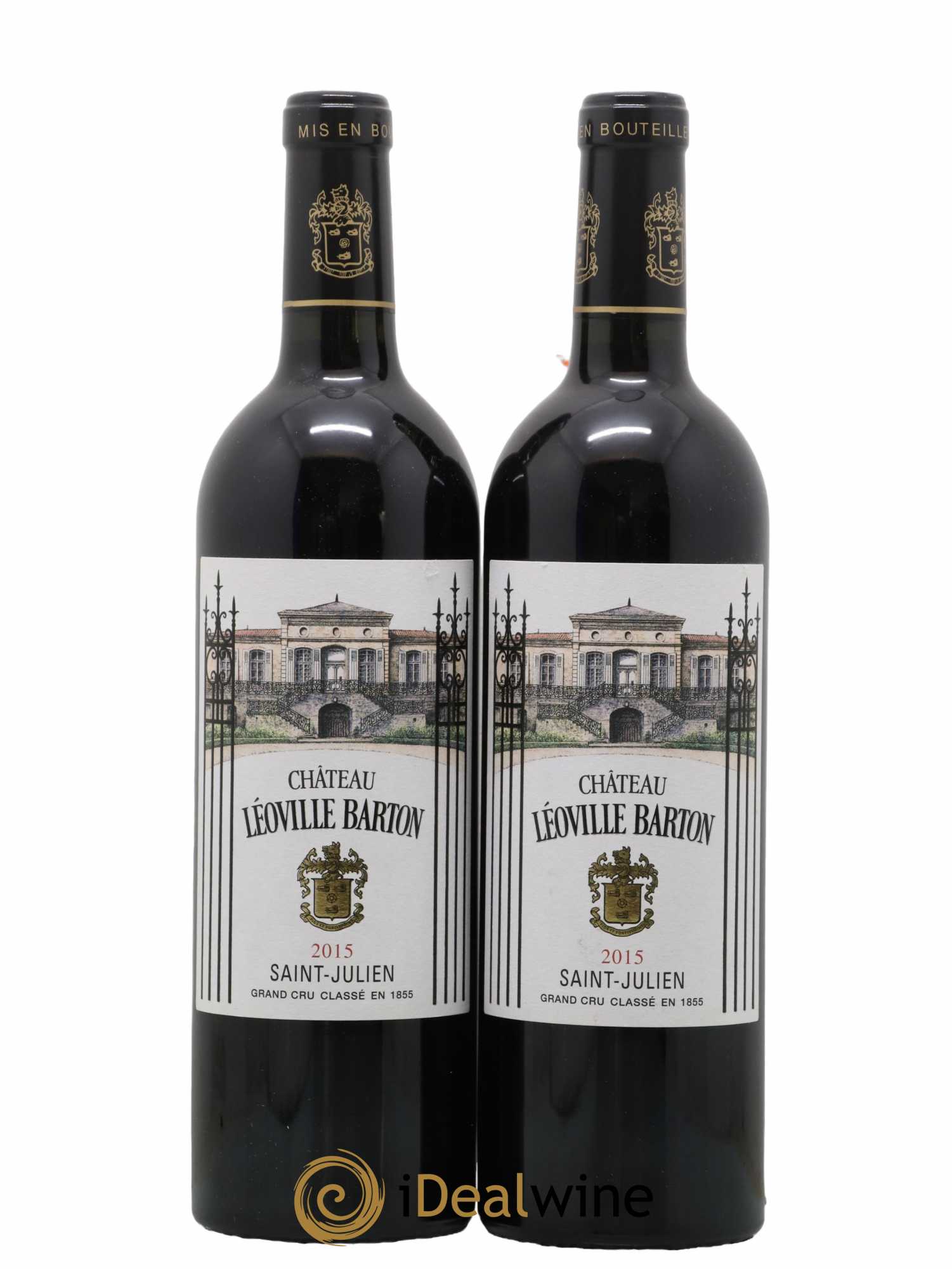Château Léoville Barton 2ème Grand Cru Classé 2015 - Lot de 2 bouteilles - 0