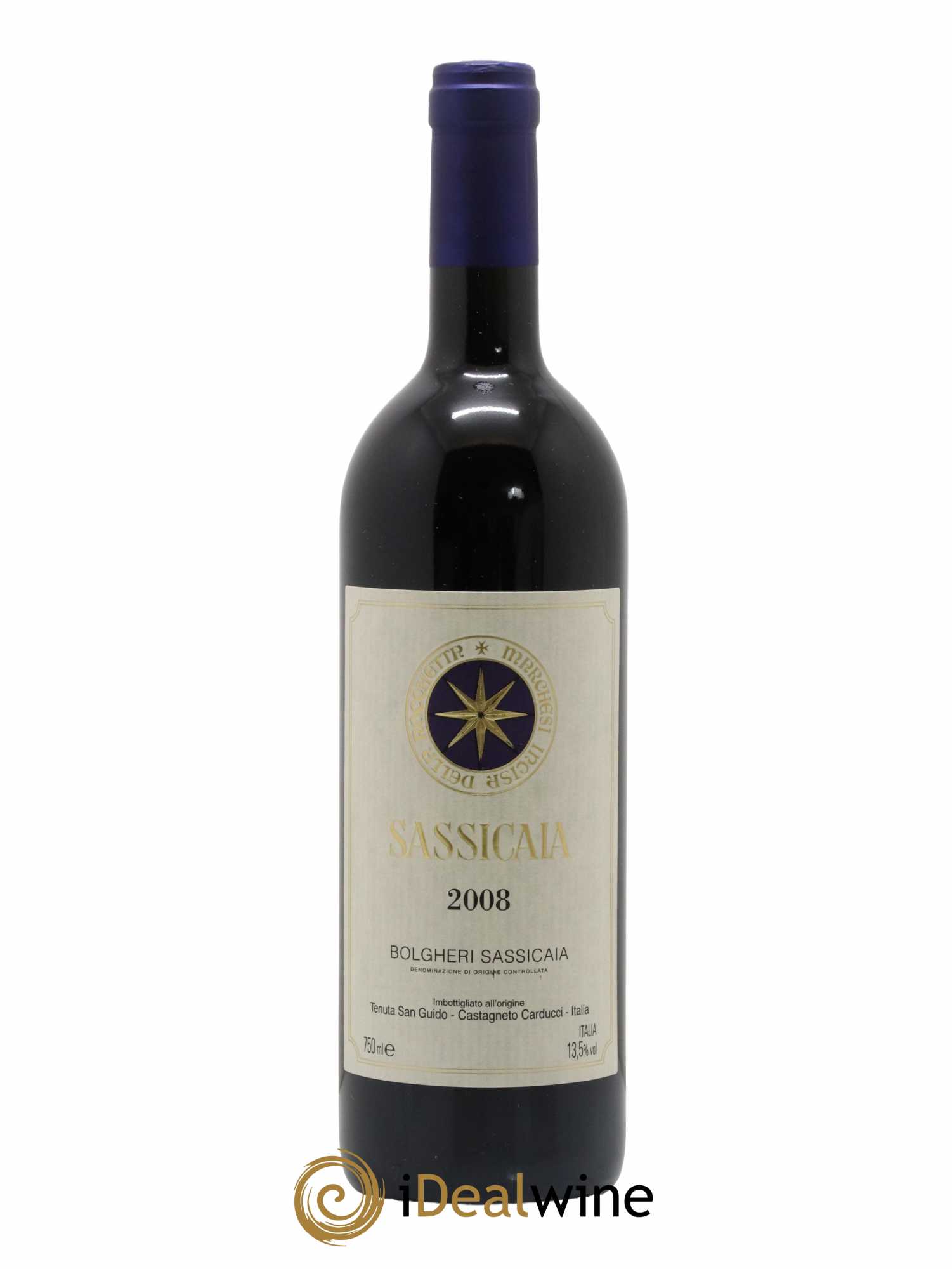 Bolgheri DOC Sassicaia Tenuta San Guido 2008 - Lot de 1 bouteille - 0