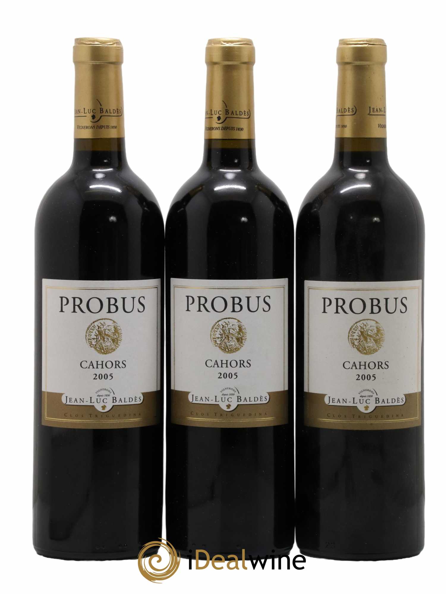 Cahors Clos Triguedina Probus Jean-Luc Baldès 2005 - Lot de 6 bouteilles - 2