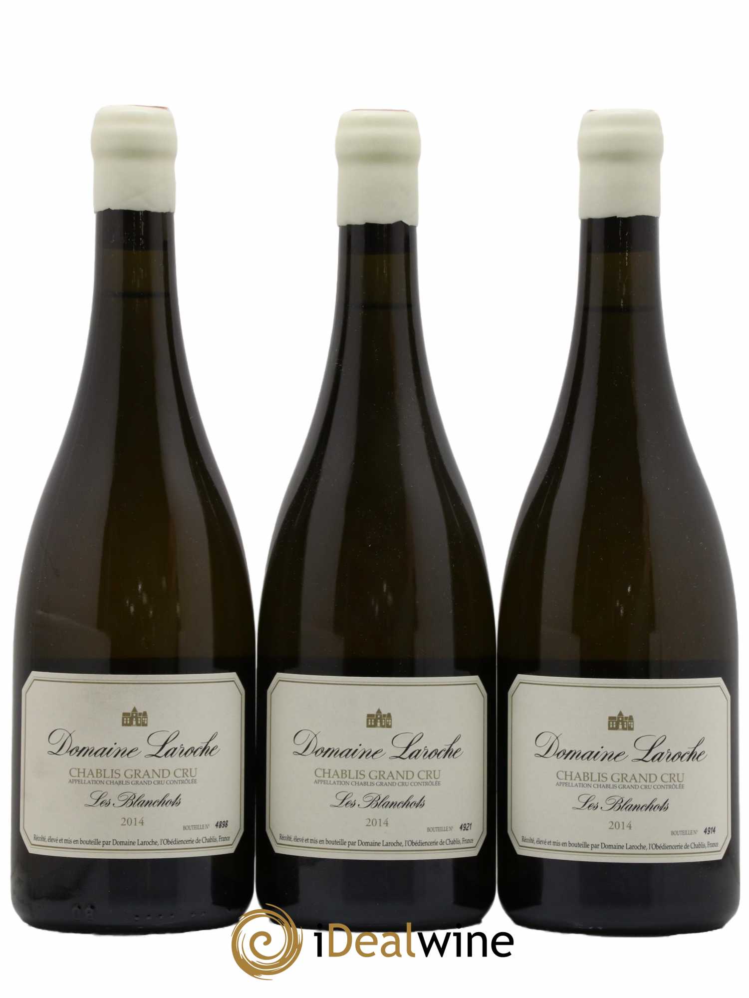 Chablis Grand Cru Les Blanchots Domaine Laroche 2014 - Lot de 3 bouteilles - 0