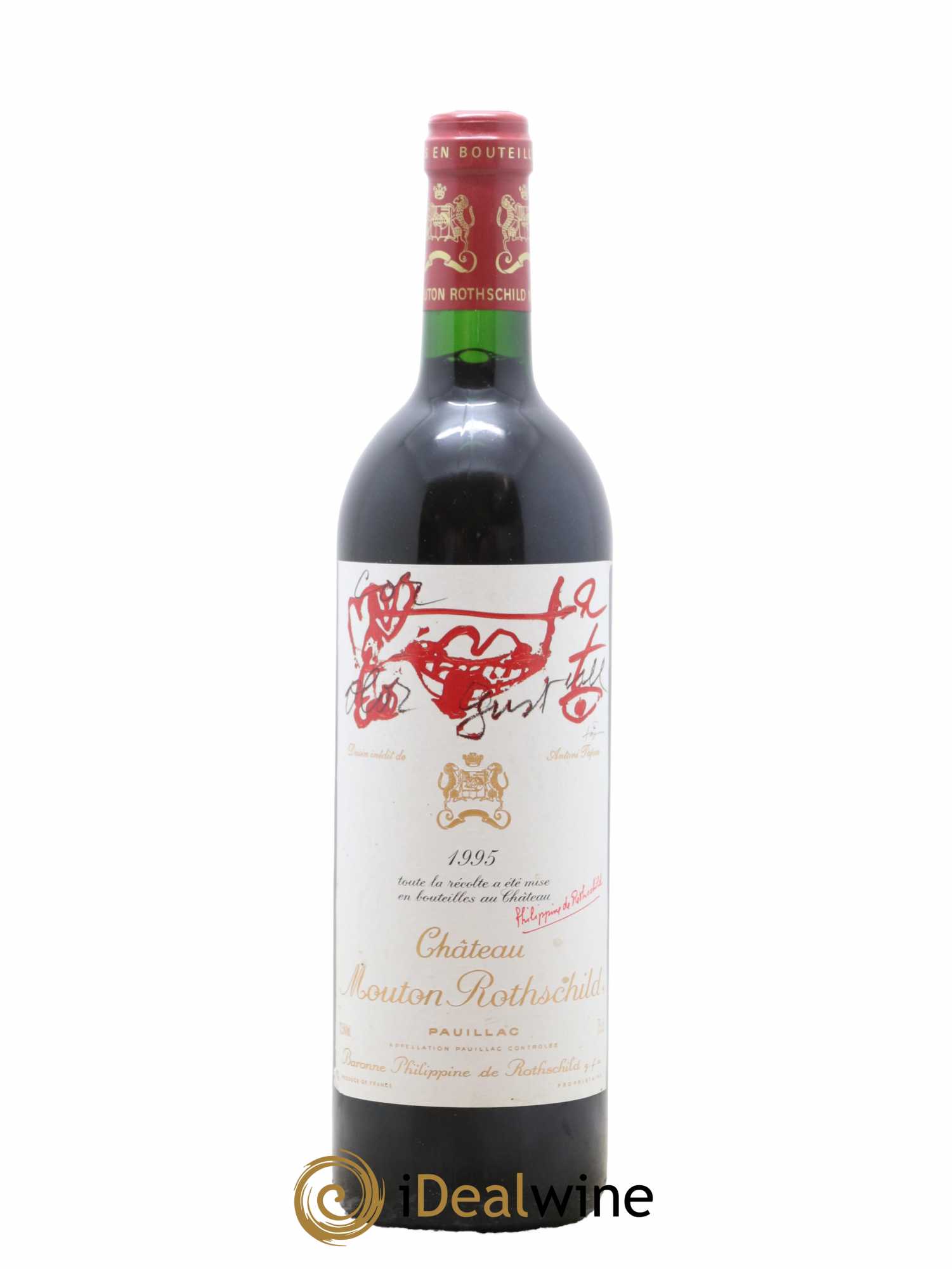 Château Mouton Rothschild 1er Grand Cru Classé 1995 - Lot de 1 bouteille - 0