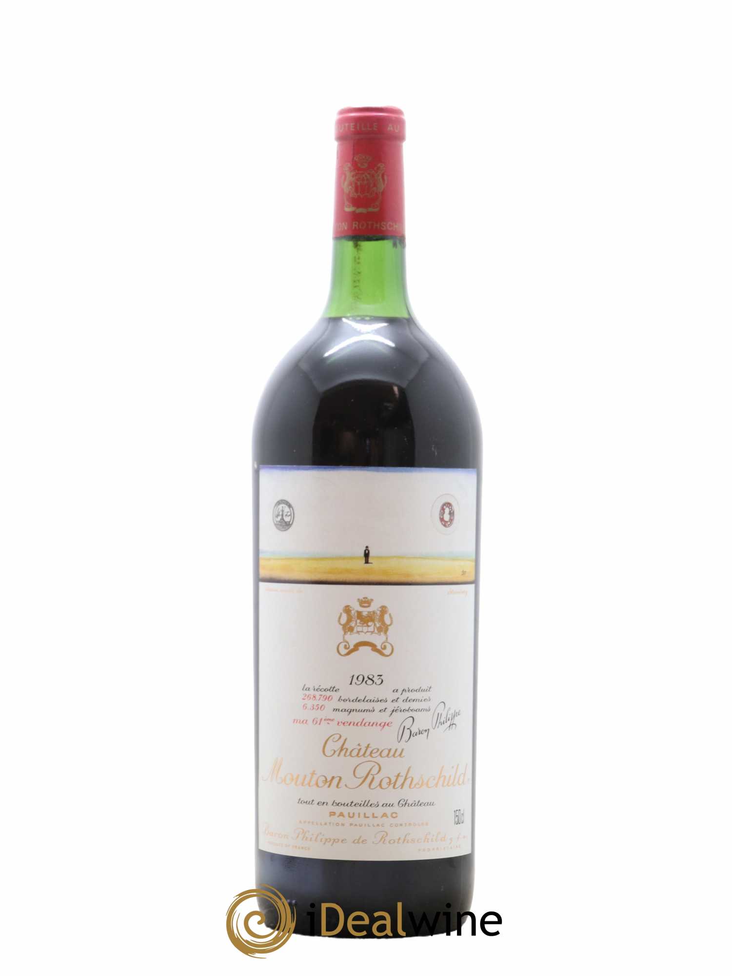 Château Mouton Rothschild 1er Grand Cru Classé 1983 - Lot de 1 magnum - 0