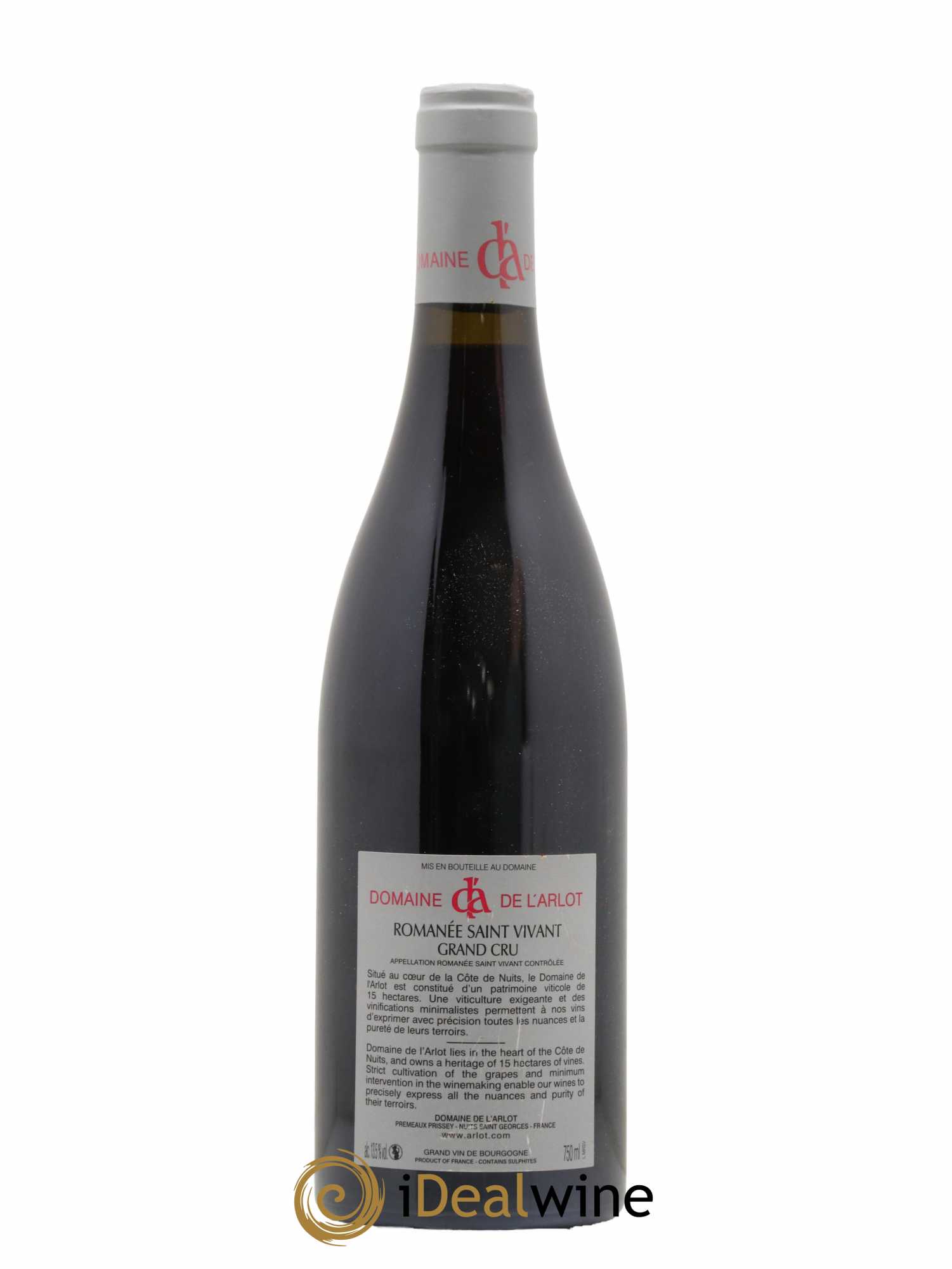 Romanée-Saint-Vivant Grand Cru Domaine de l'Arlot 2017 - Lot de 1 bouteille - 1