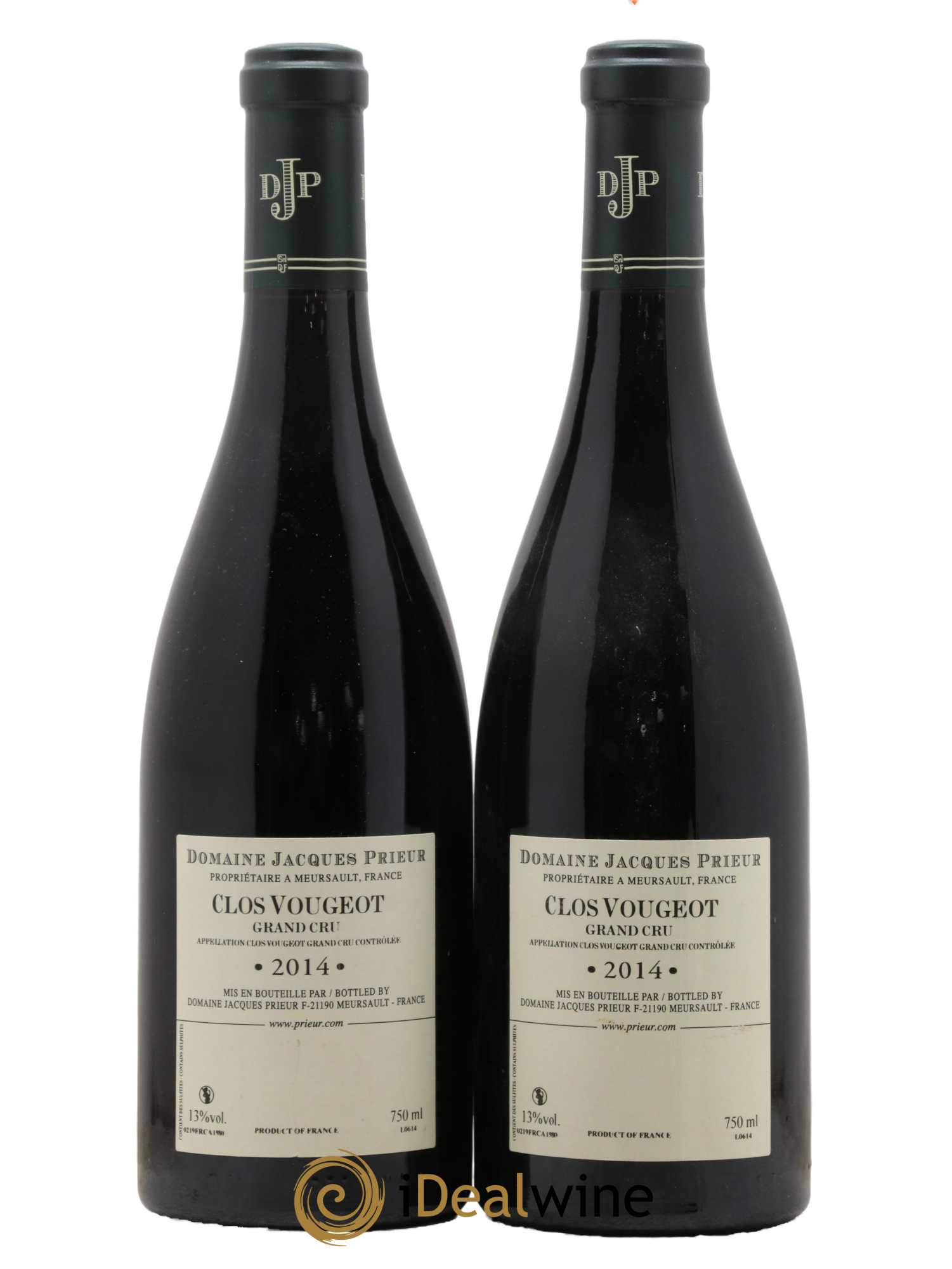 Clos de Vougeot Grand Cru Jacques Prieur (Domaine) 2014 - Lot de 2 bouteilles - 1