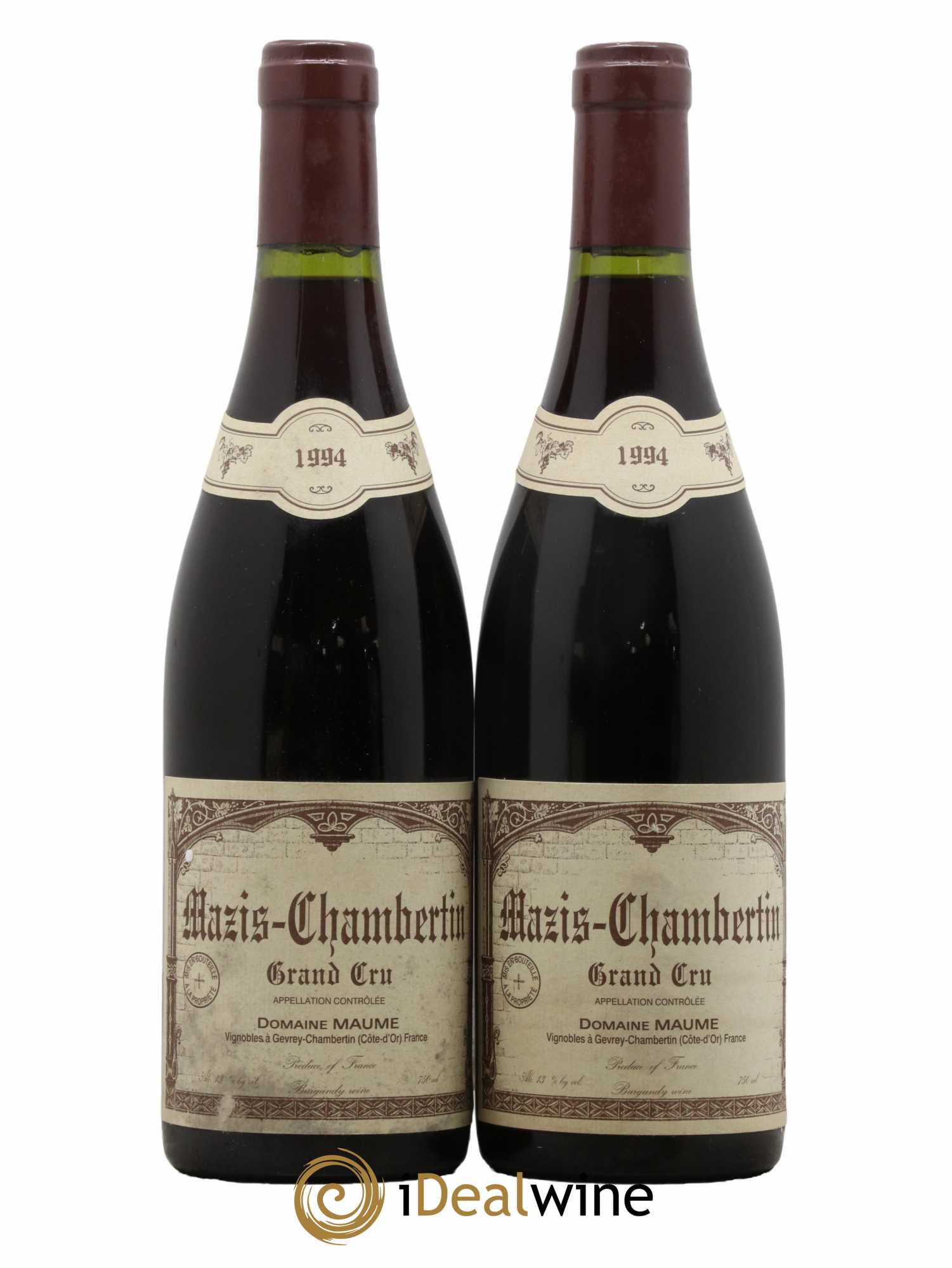 Mazis-Chambertin Grand Cru Maume (Domaine) 1994 - Lot de 2 bouteilles - 0