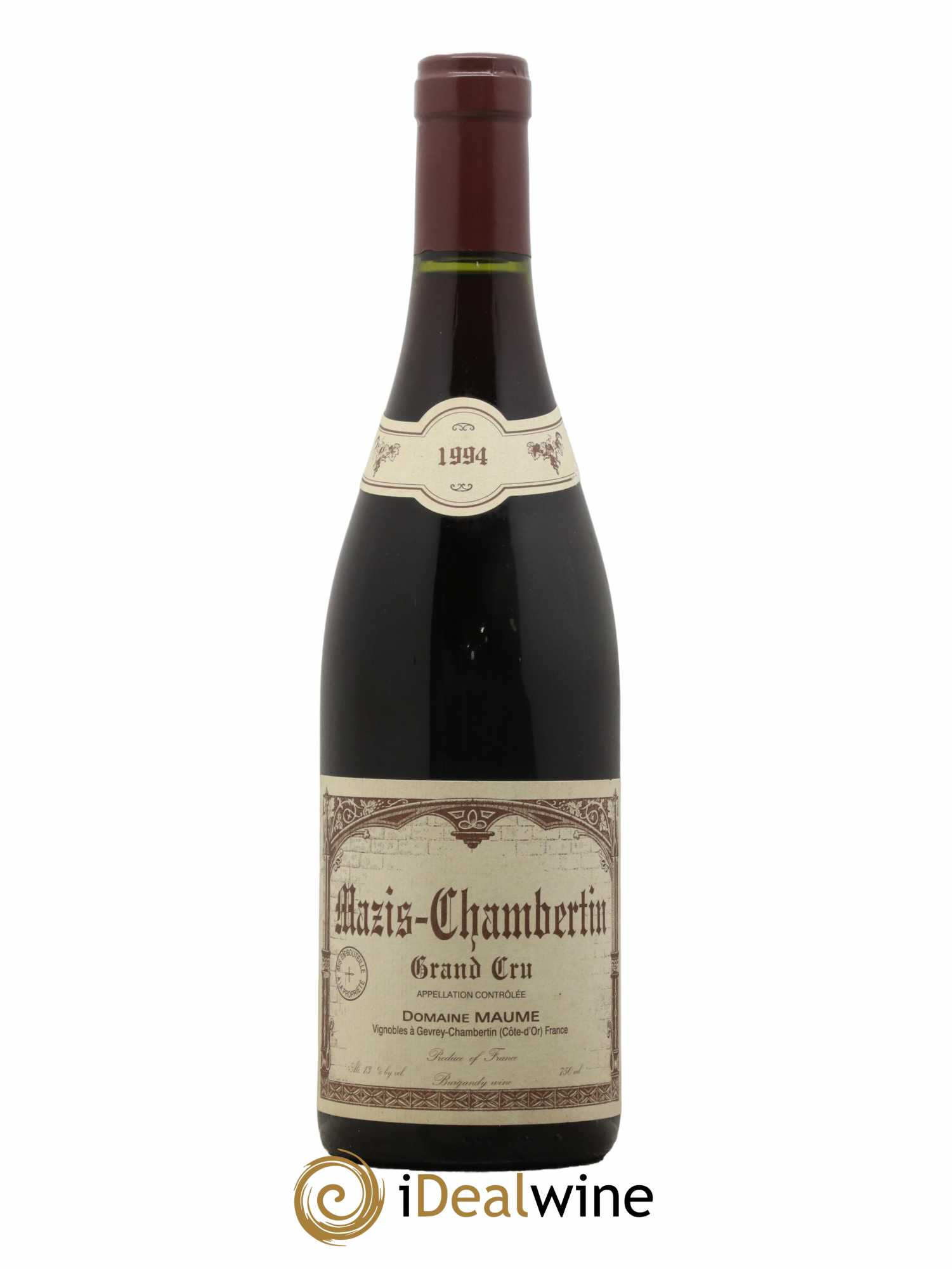 Mazis-Chambertin Grand Cru Maume (Domaine) 1994 - Lot de 1 bouteille - 0