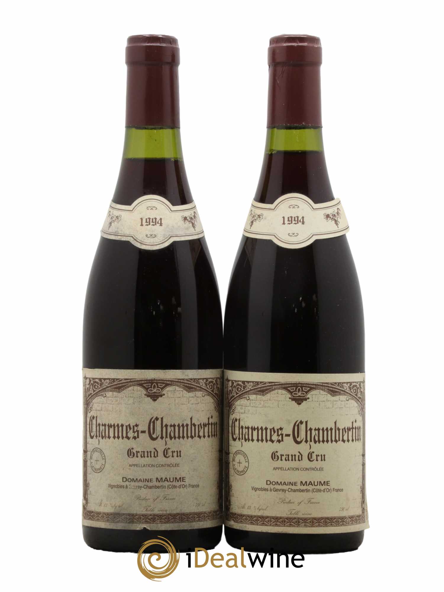 Charmes-Chambertin Grand Cru Maume (Domaine) 1994 - Lot de 2 bouteilles - 0