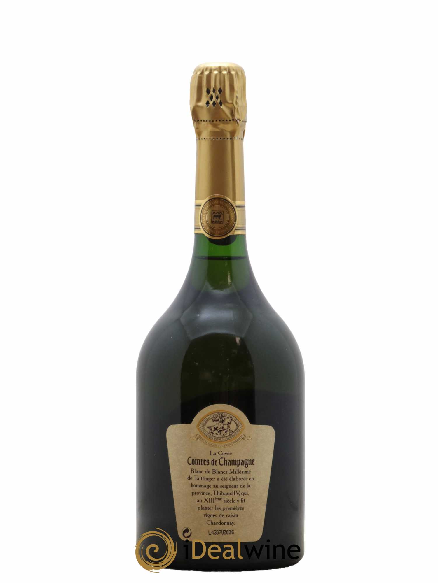Comtes de Champagne Taittinger 1988 - Lot de 1 bouteille - 1