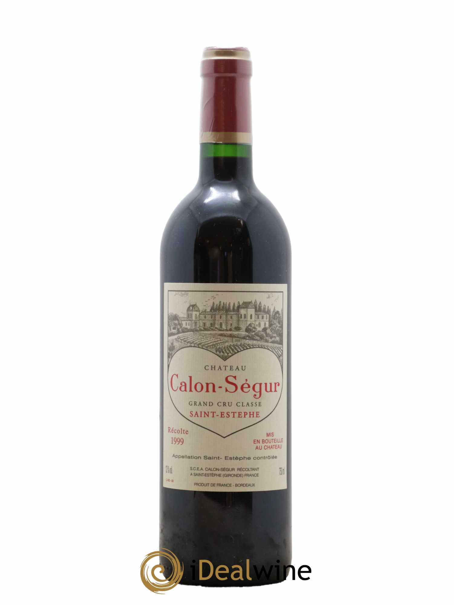 Château Calon Ségur 3ème Grand Cru Classé 1999 - Lot de 1 bouteille - 0