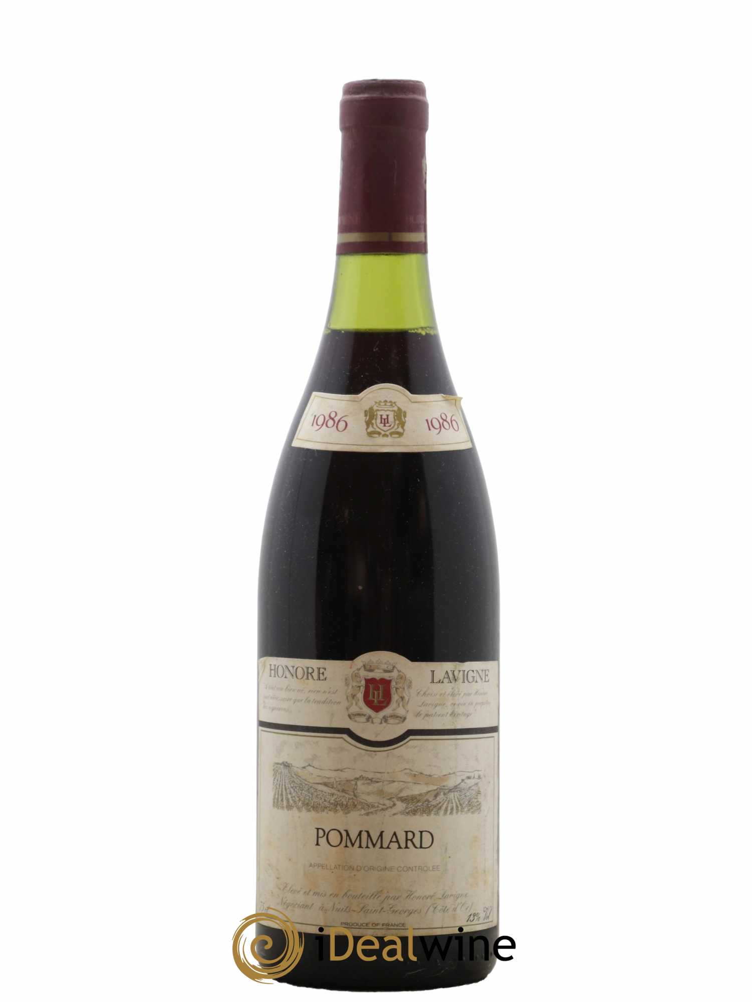 Pommard Domaine Honoré Lavigne 1986 - Lot de 1 bouteille - 0
