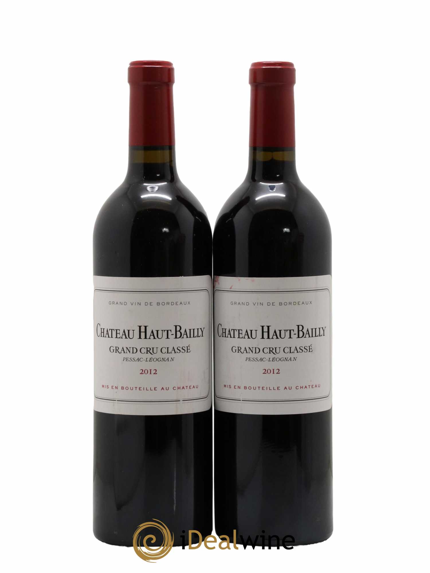 Château Haut-Bailly Cru Classé de Graves 2012 - Lot de 2 bouteilles - 0