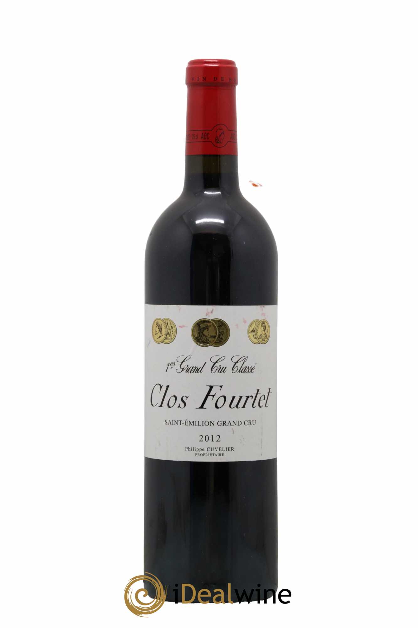 Clos Fourtet 1er Grand Cru Classé B 2012 - Lot de 1 bouteille - 0