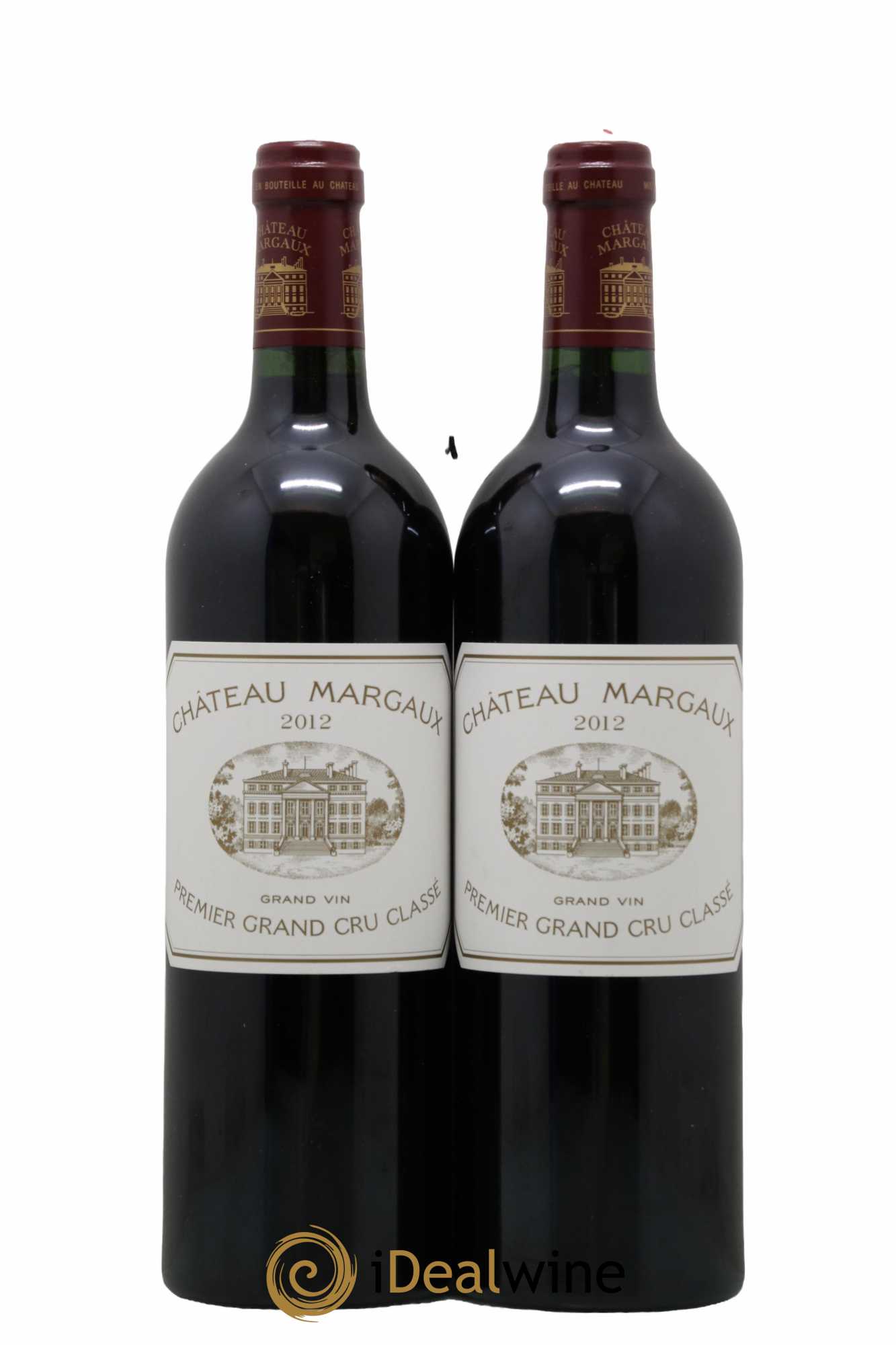 Château Margaux 1er Grand Cru Classé 2012 - Lot de 2 bouteilles - 0