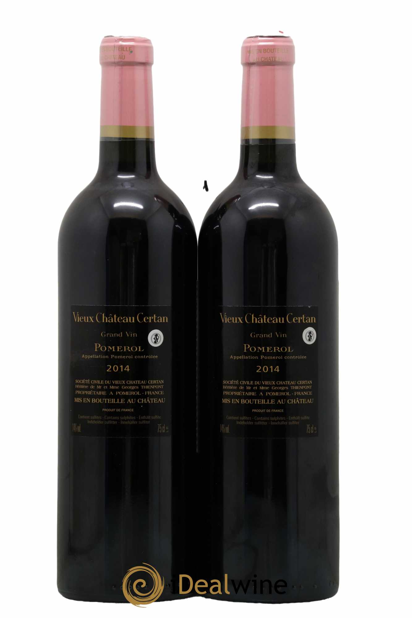 Vieux Château Certan 2014 - Lot of 2 bottles - 1