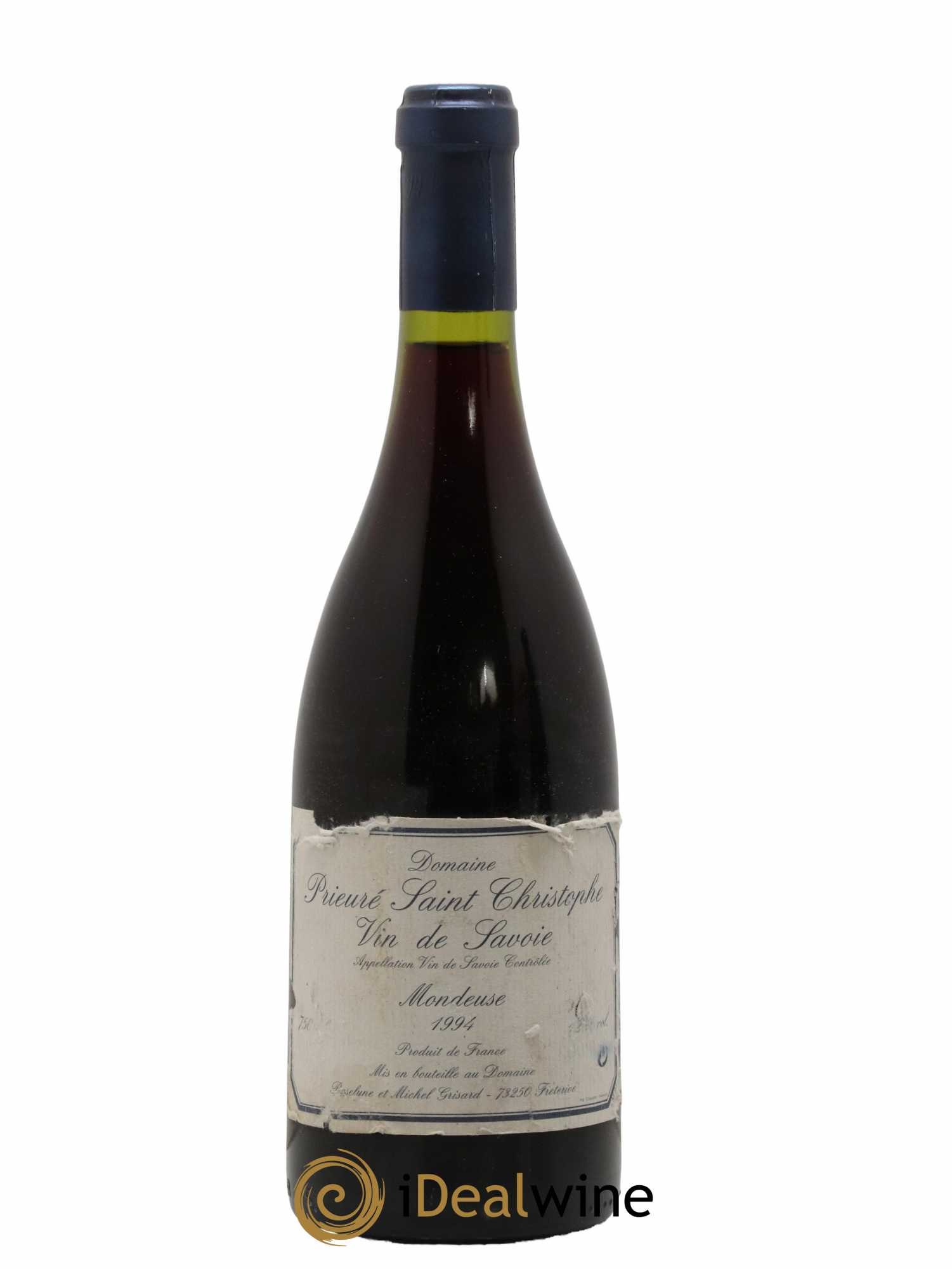 Vin des Allobroges Mondeuse Tradition Prieuré Saint Christophe (Domaine) 1994 - Lot de 1 bouteille - 0