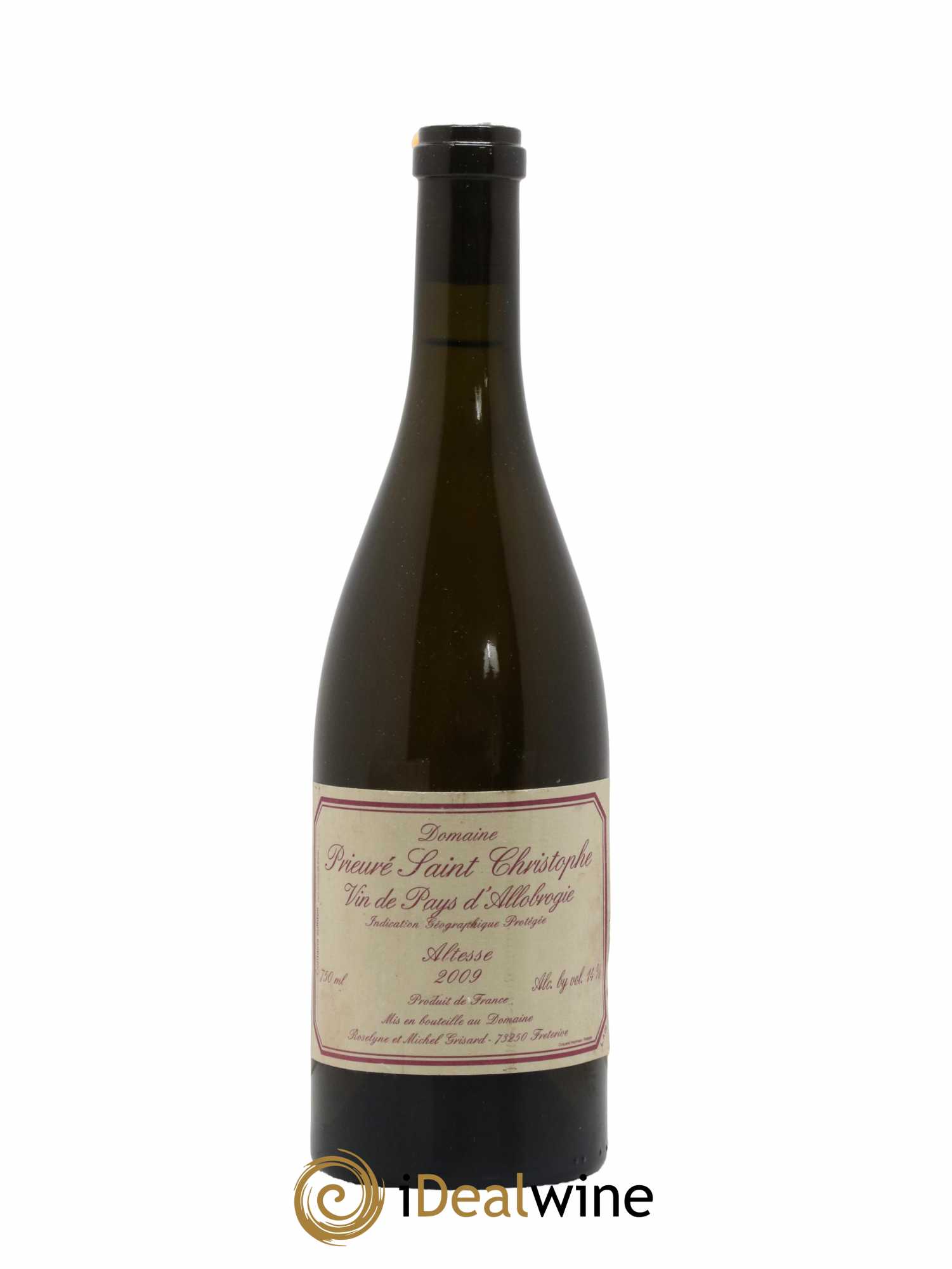 Vin des Allobroges Altesse Prieuré Saint Christophe (Domaine) 2009 - Lot de 1 bouteille - 0