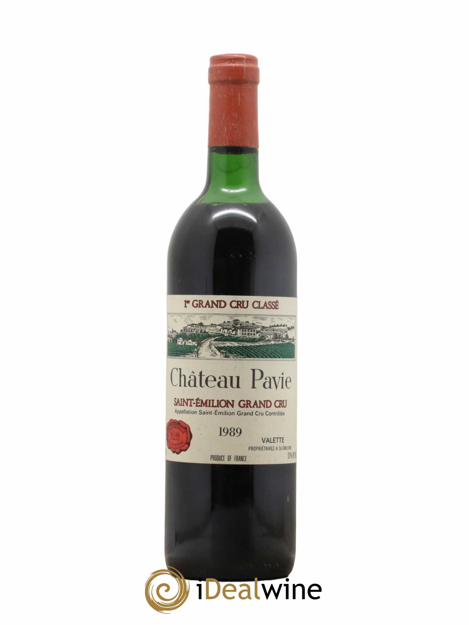 Château Pavie 1er Grand Cru Classé A 1989 - Lot de 1 bouteille - 0