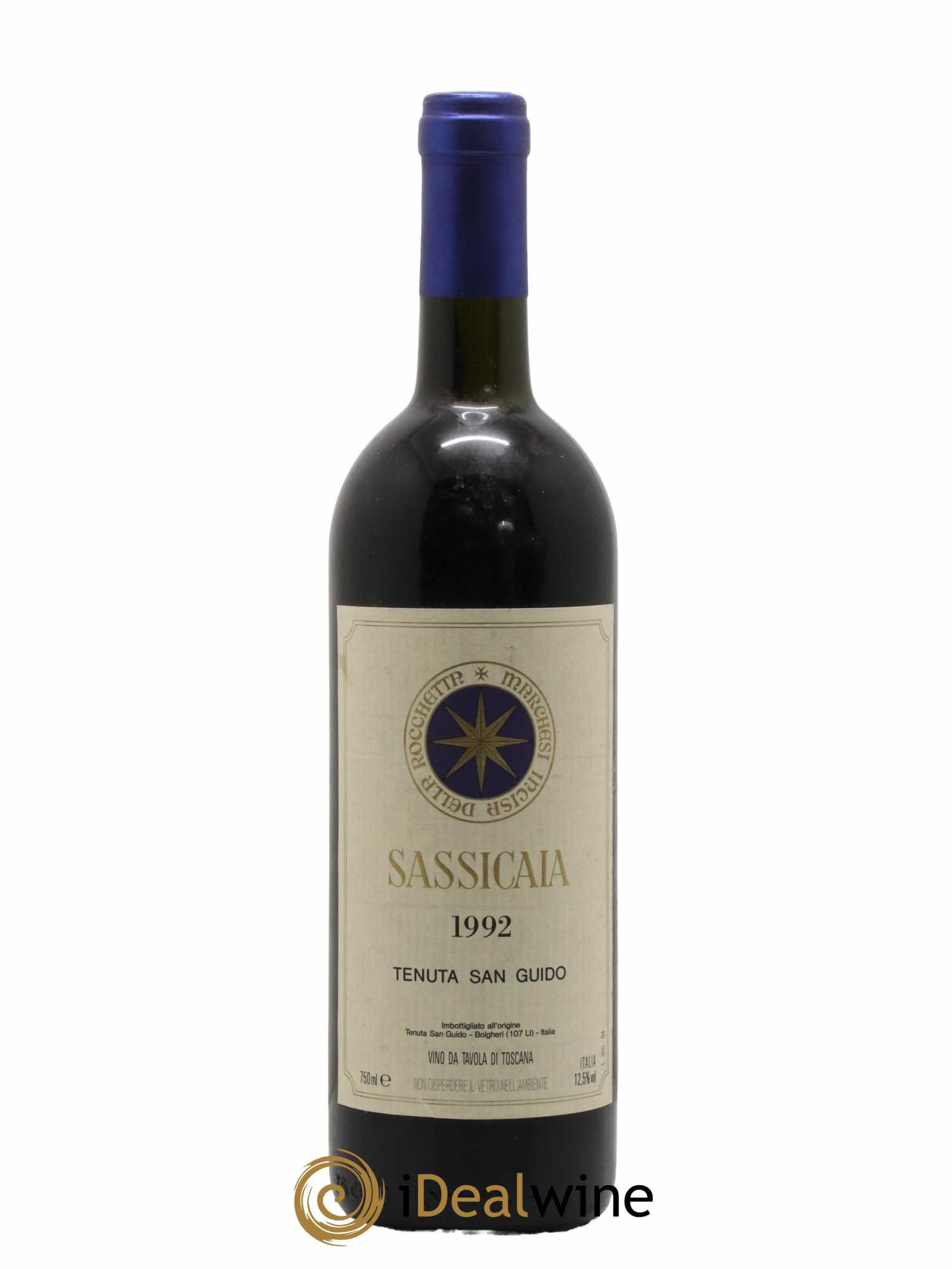 Bolgheri DOC Sassicaia Tenuta San Guido 1992 - Lot de 1 bouteille - 0