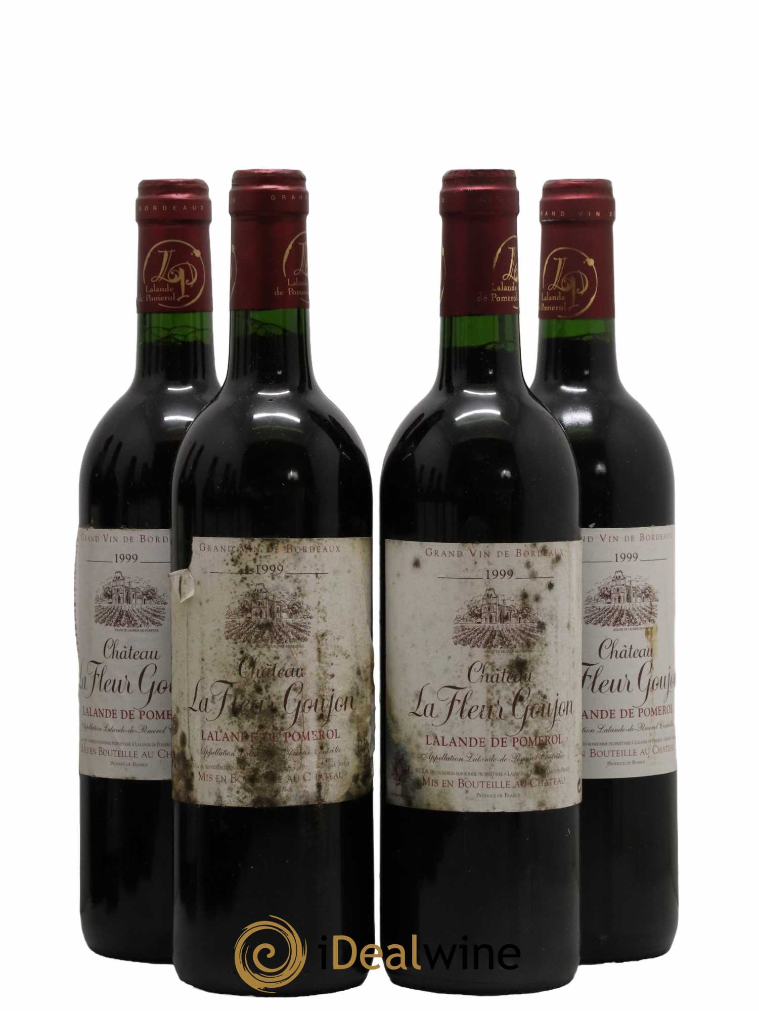 Lalande-de-Pomerol Château La Fleur Goujon 1999 - Lot de 4 bouteilles - 0