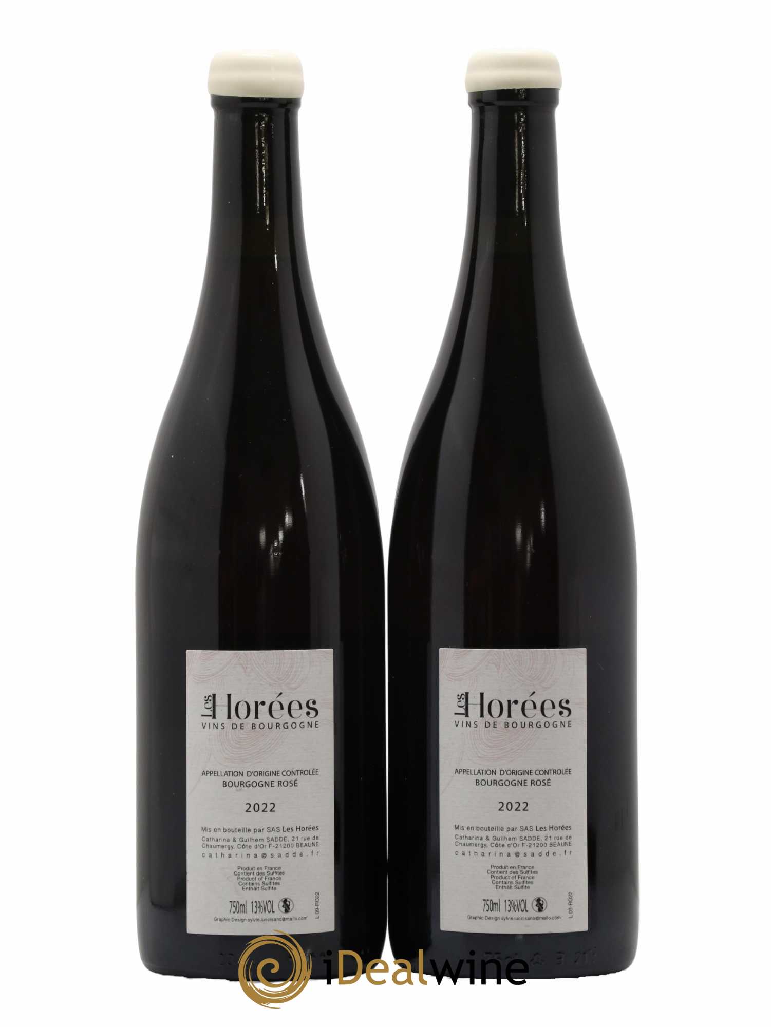Bourgogne Rosé Bonheur Les Horées 2022 - Lot de 2 bouteilles - 1