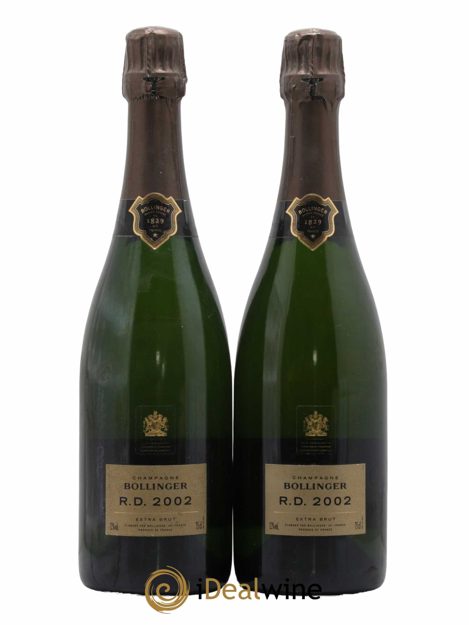 R.D. Extra-Brut Bollinger 2002 - Lot de 2 bouteilles - 0