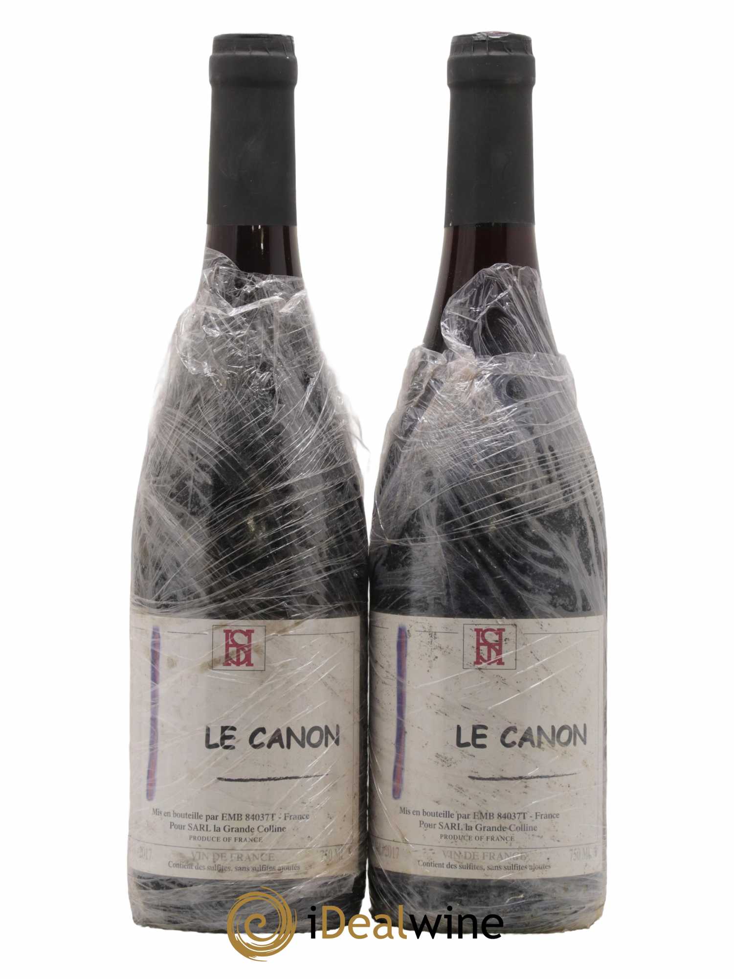 Vin de France Le Canon Hirotake Ooka - Domaine La Grande Colline 2017 - Lot de 2 bouteilles - 0