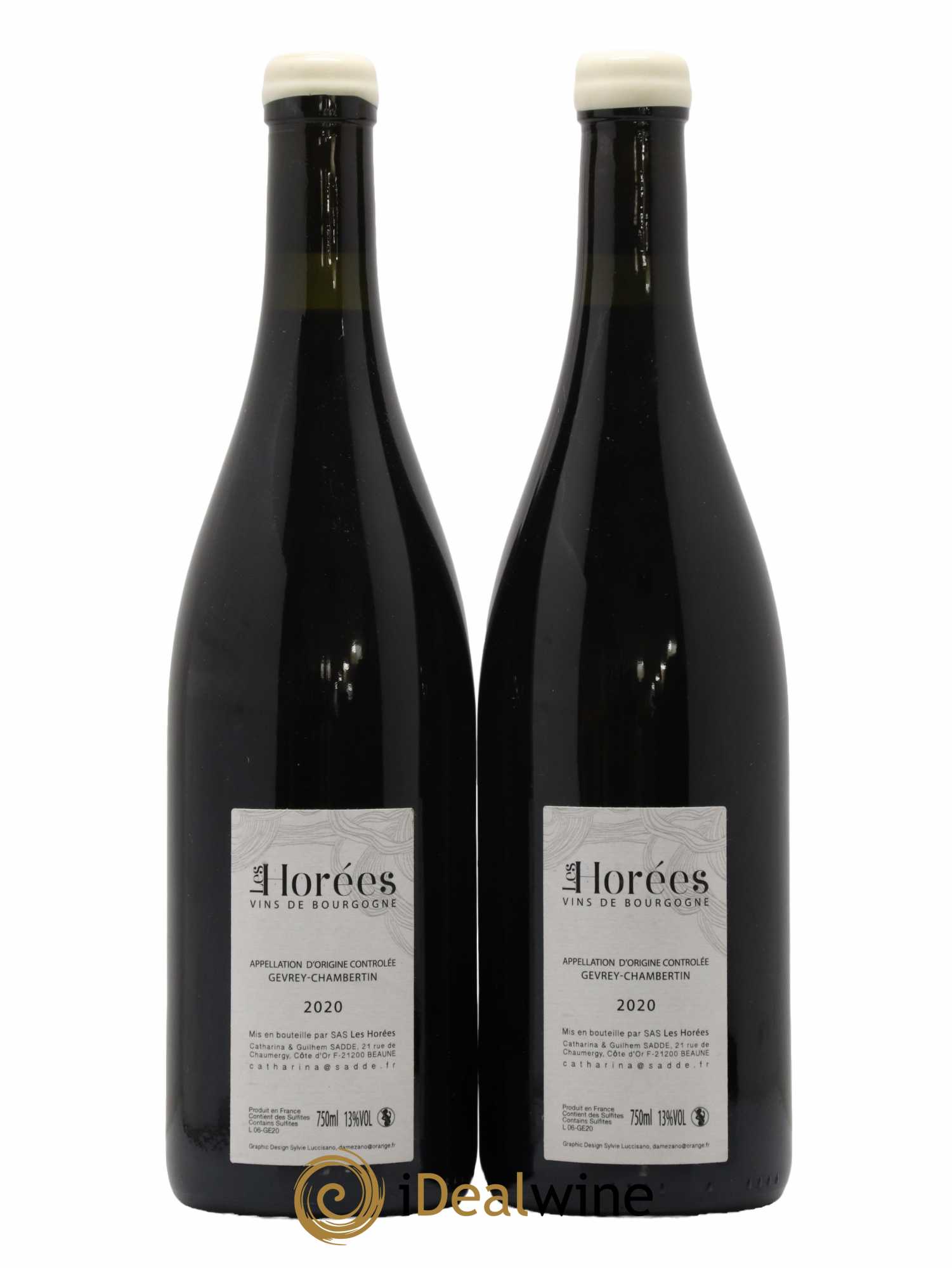 Gevrey-Chambertin En Reniard Les Horées 2020 - Lot de 2 bouteilles - 1