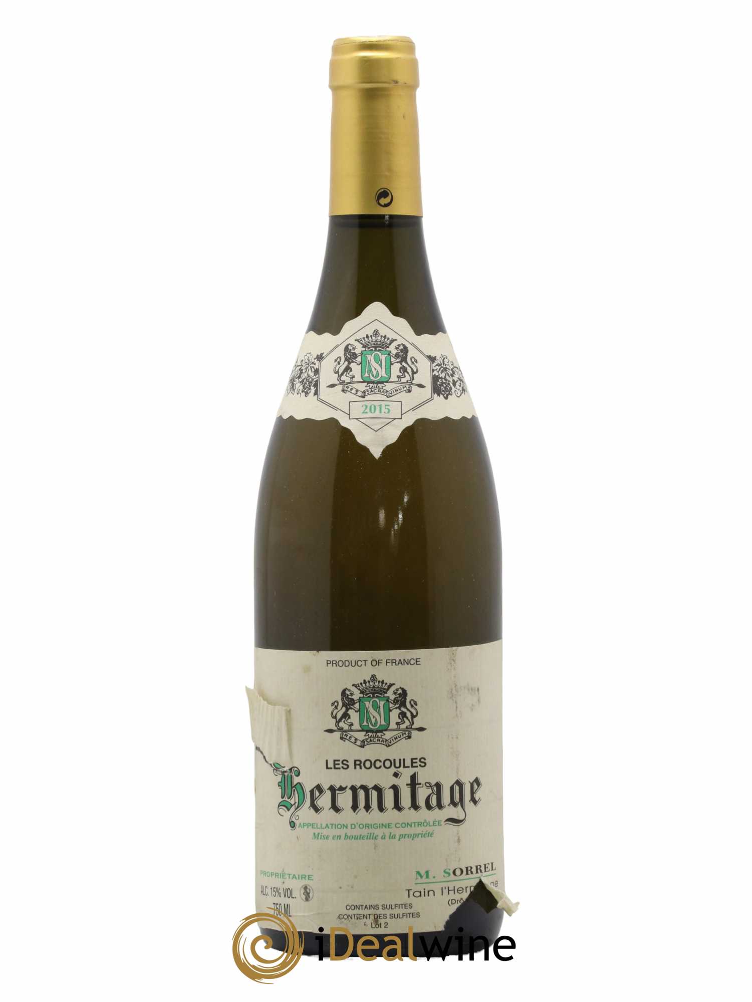 Hermitage Les Rocoules Marc Sorrel 2015 - Lot de 1 bouteille - 0
