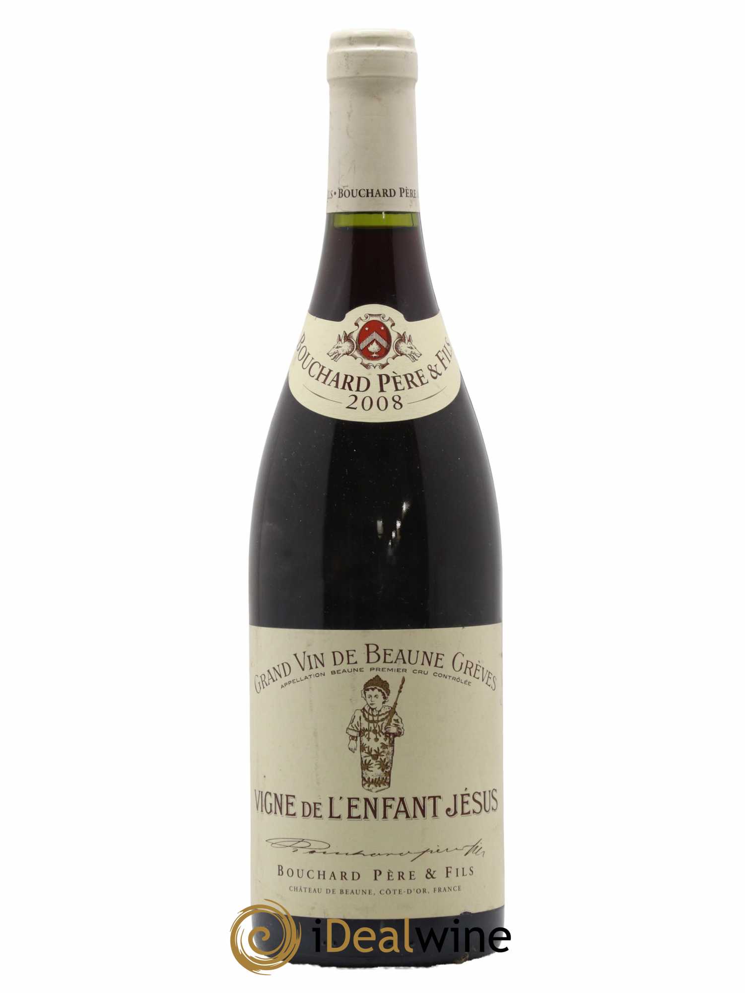 Beaune 1er Cru Grèves - Vigne de l'Enfant Jésus Bouchard Père & Fils 2008 - Lot de 1 bouteille - 0