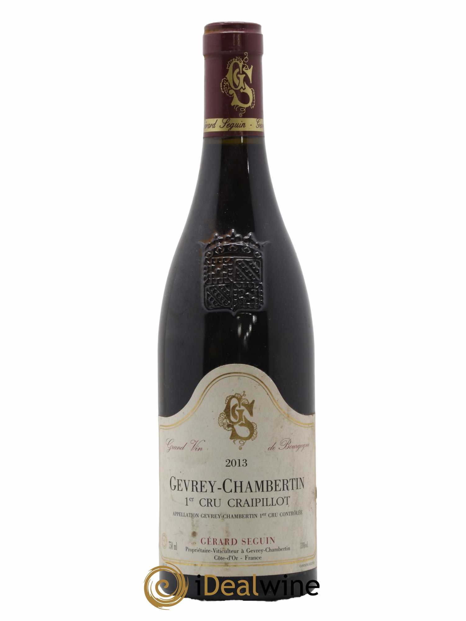 Gevrey-Chambertin 1er Cru Craipillot Gérard Seguin 2013 - Lot de 1 bouteille - 0