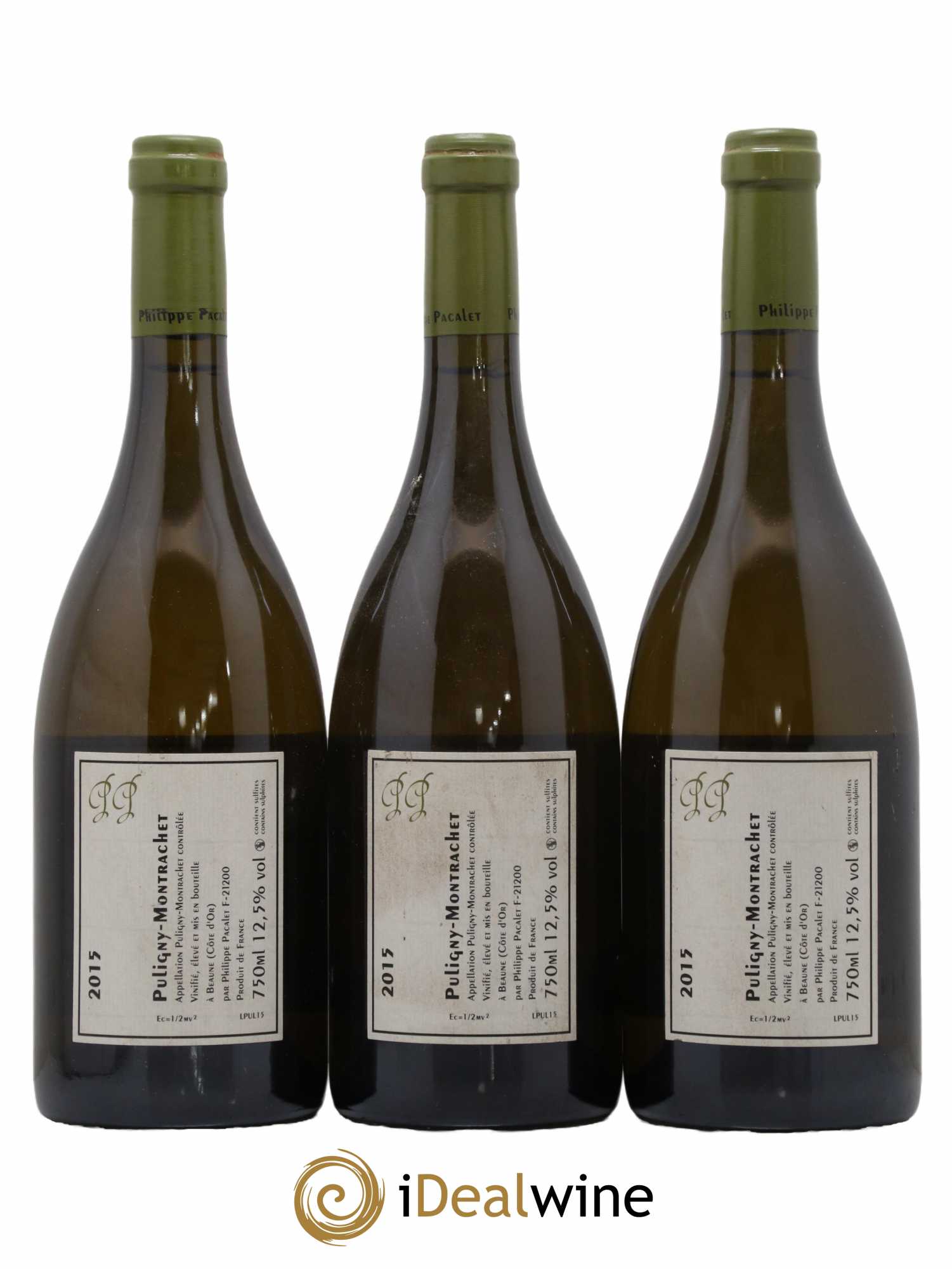Puligny-Montrachet Philippe Pacalet 2015 - Lot de 3 bouteilles - 1