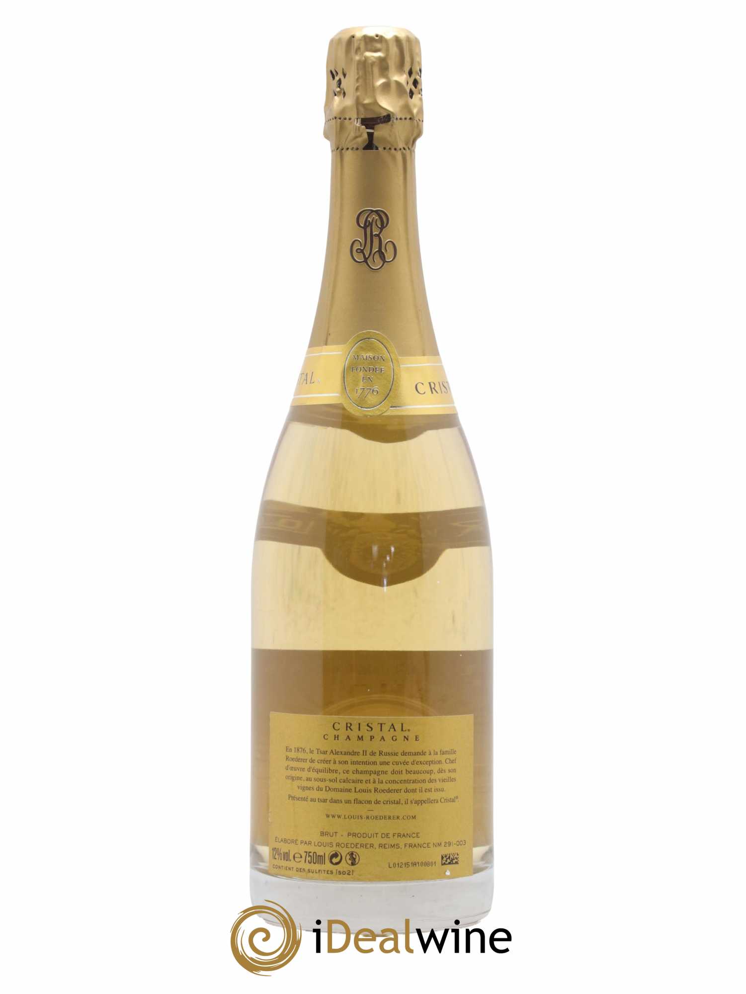 Cristal Louis Roederer 2009 - Lot de 1 bouteille - 1