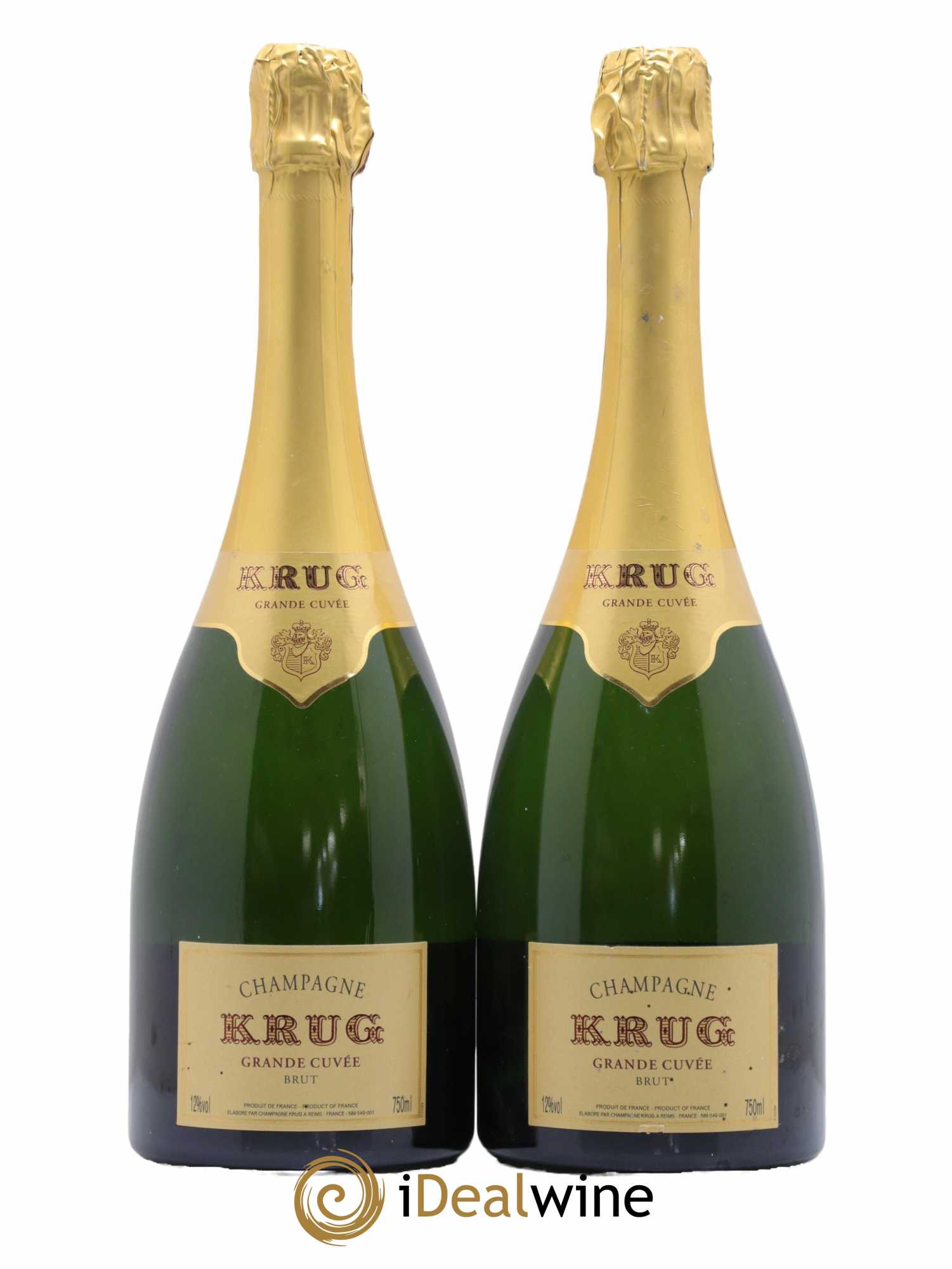Grande Cuvée - 160ème édition Krug - Lot de 2 bouteilles - 0