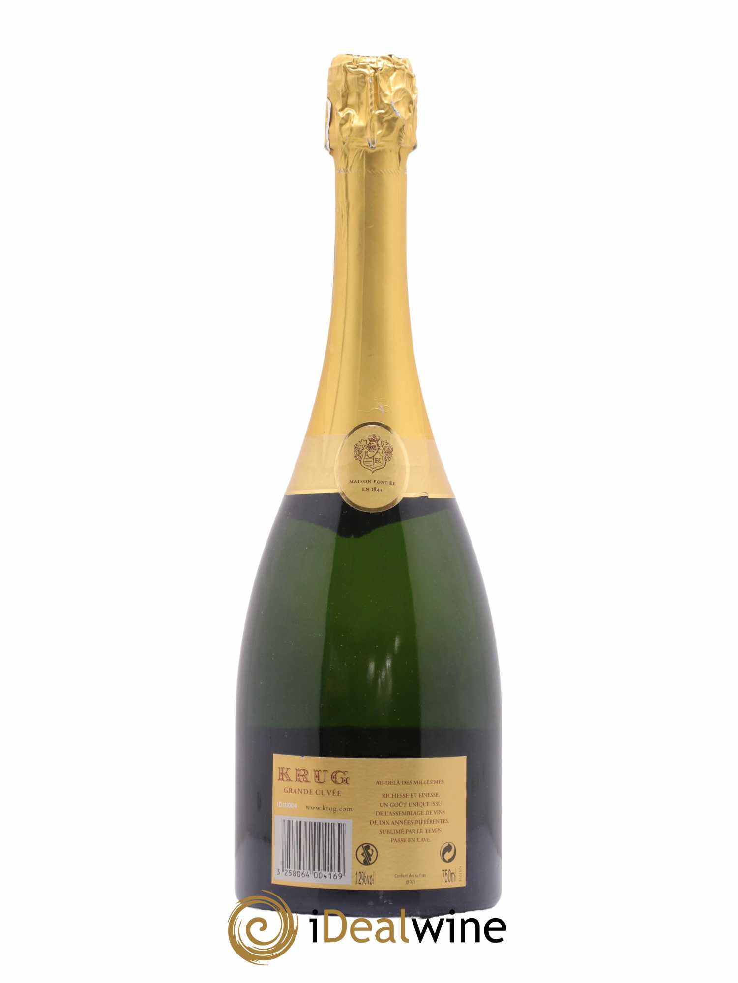 Grande Cuvée - 160ème édition Krug - Lot de 1 bouteille - 1