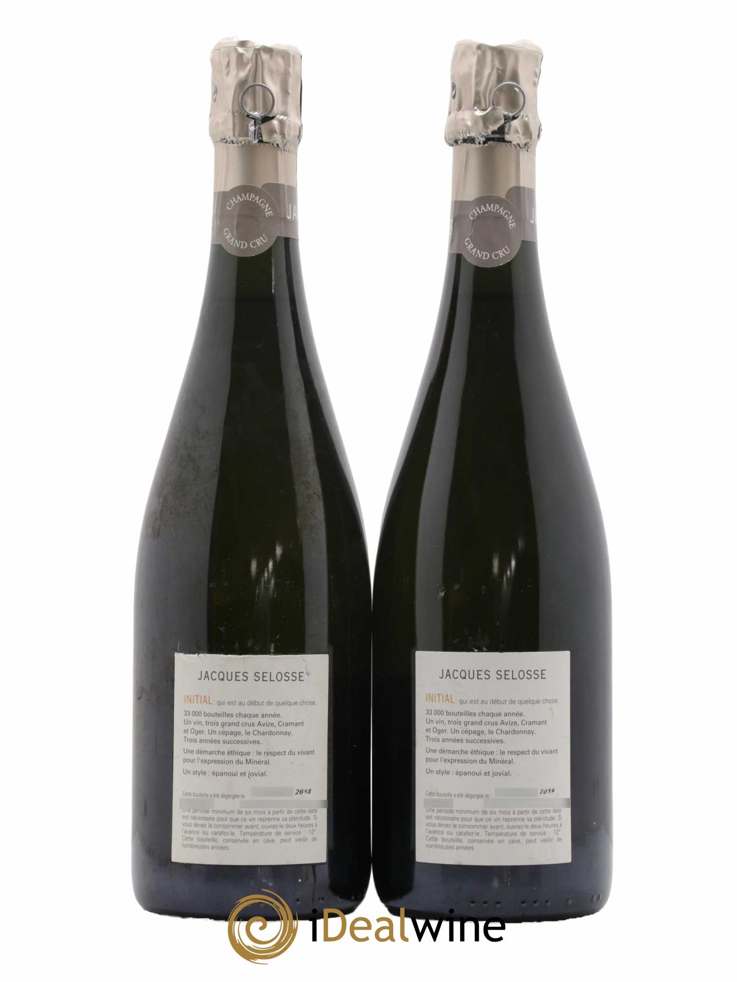 Initial Brut Jacques Selosse - Lot de 2 bouteilles - 1