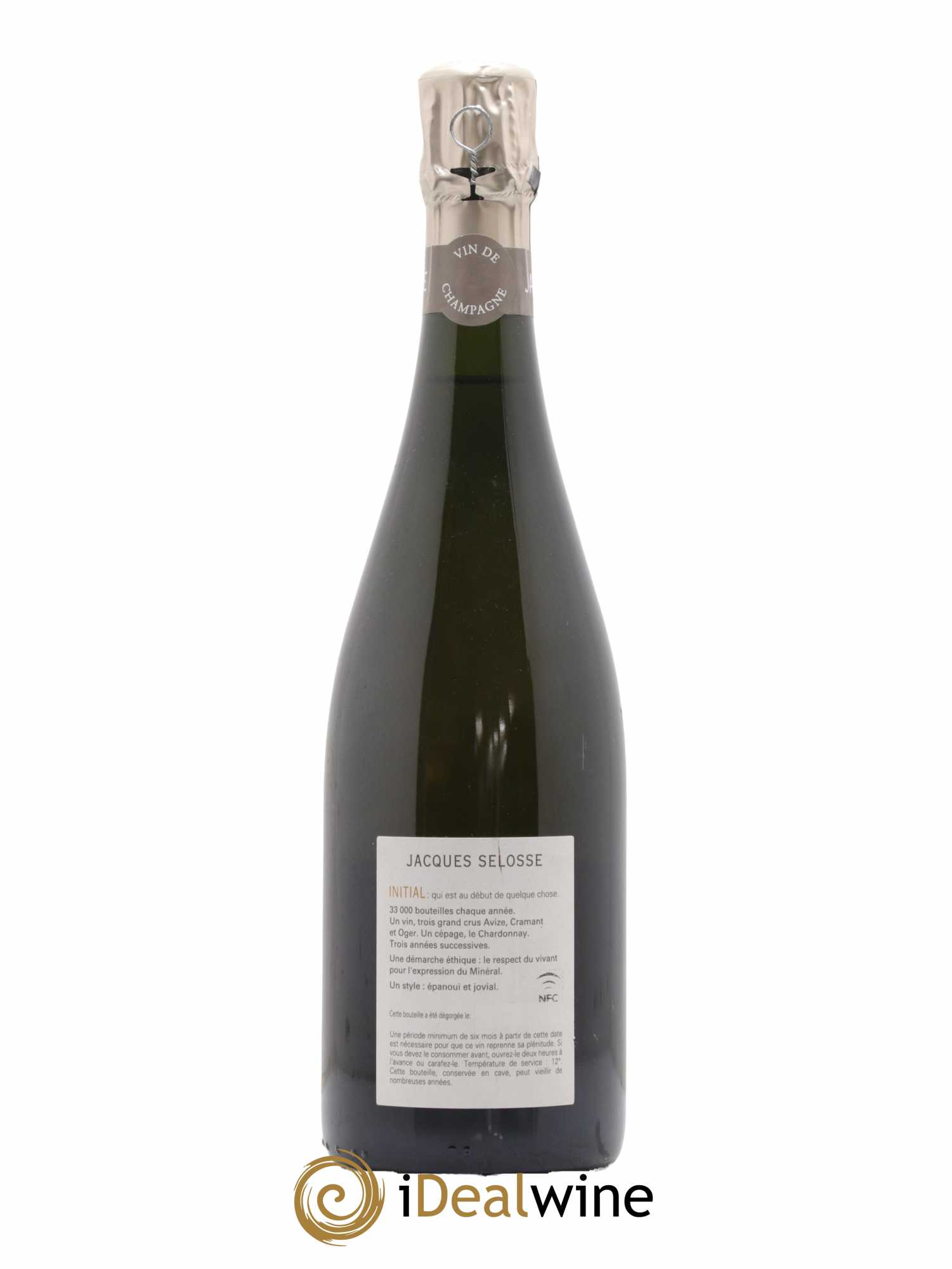 Initial Brut Jacques Selosse - Lot de 1 bouteille - 1
