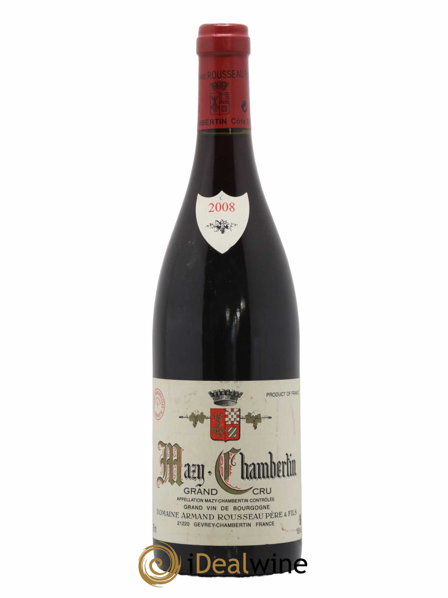 Mazis-Chambertin Grand Cru Armand Rousseau (Domaine) 2008 - Lot de 1 bouteille - 0