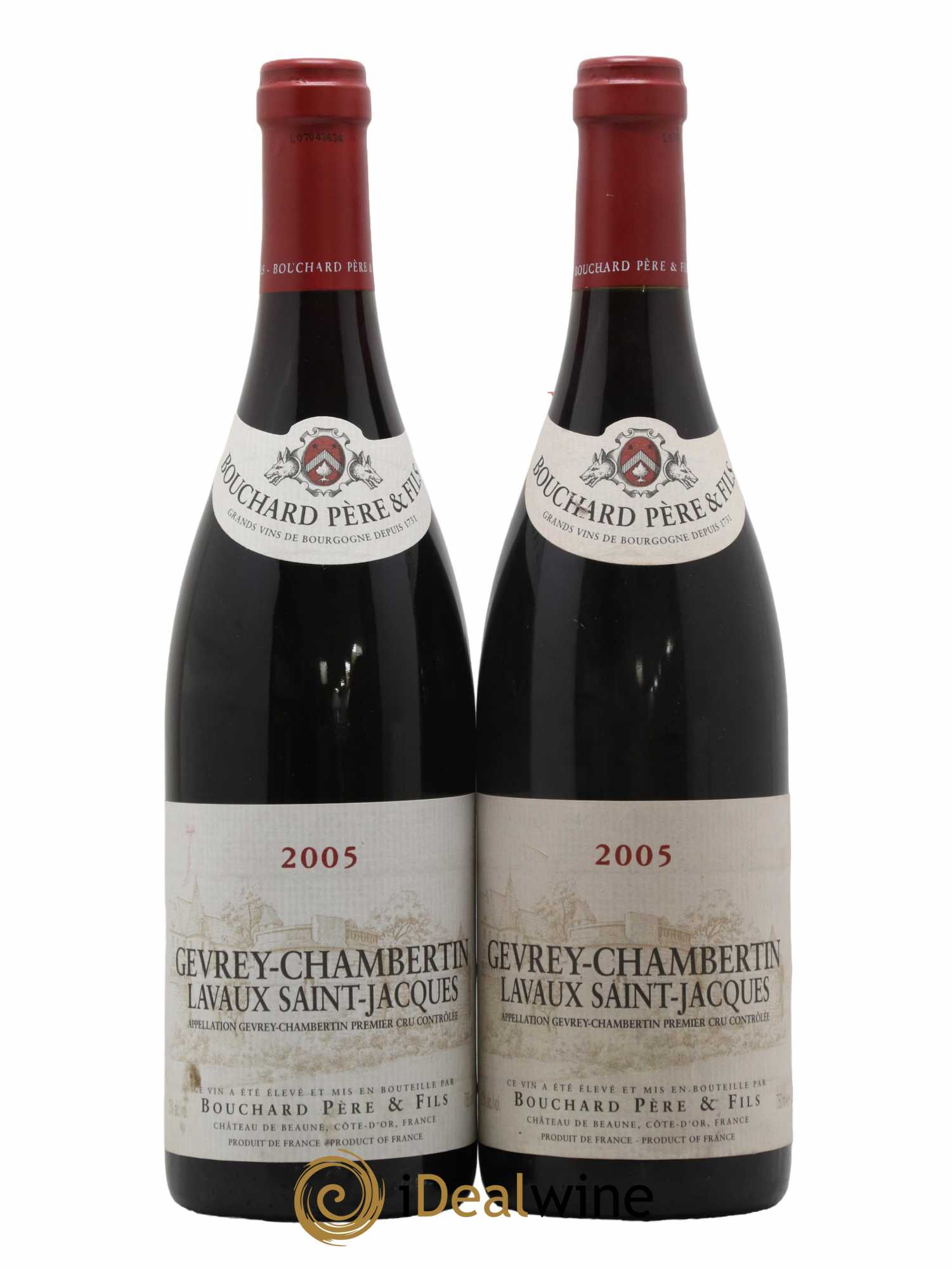 Gevrey-Chambertin 1er Cru Lavaut Saint-Jacques Bouchard Père & Fils 2005 - Lot de 2 bouteilles - 0
