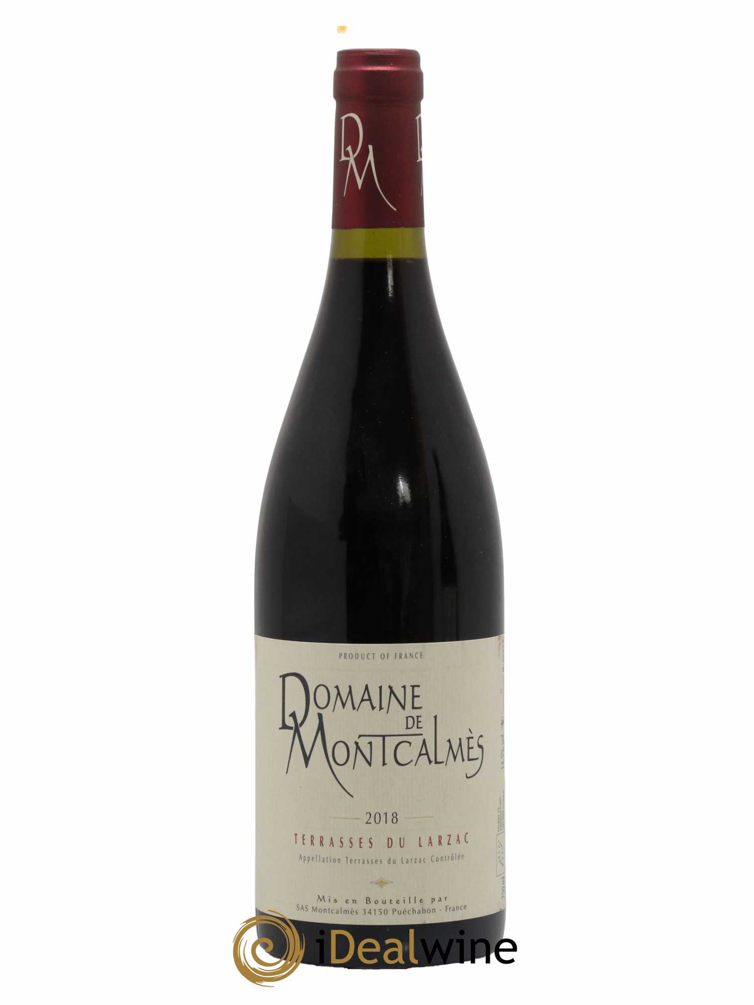 Terrasses du Larzac Domaine de Montcalmès Frédéric Pourtalié 2018 - Lot de 1 bouteille - 0