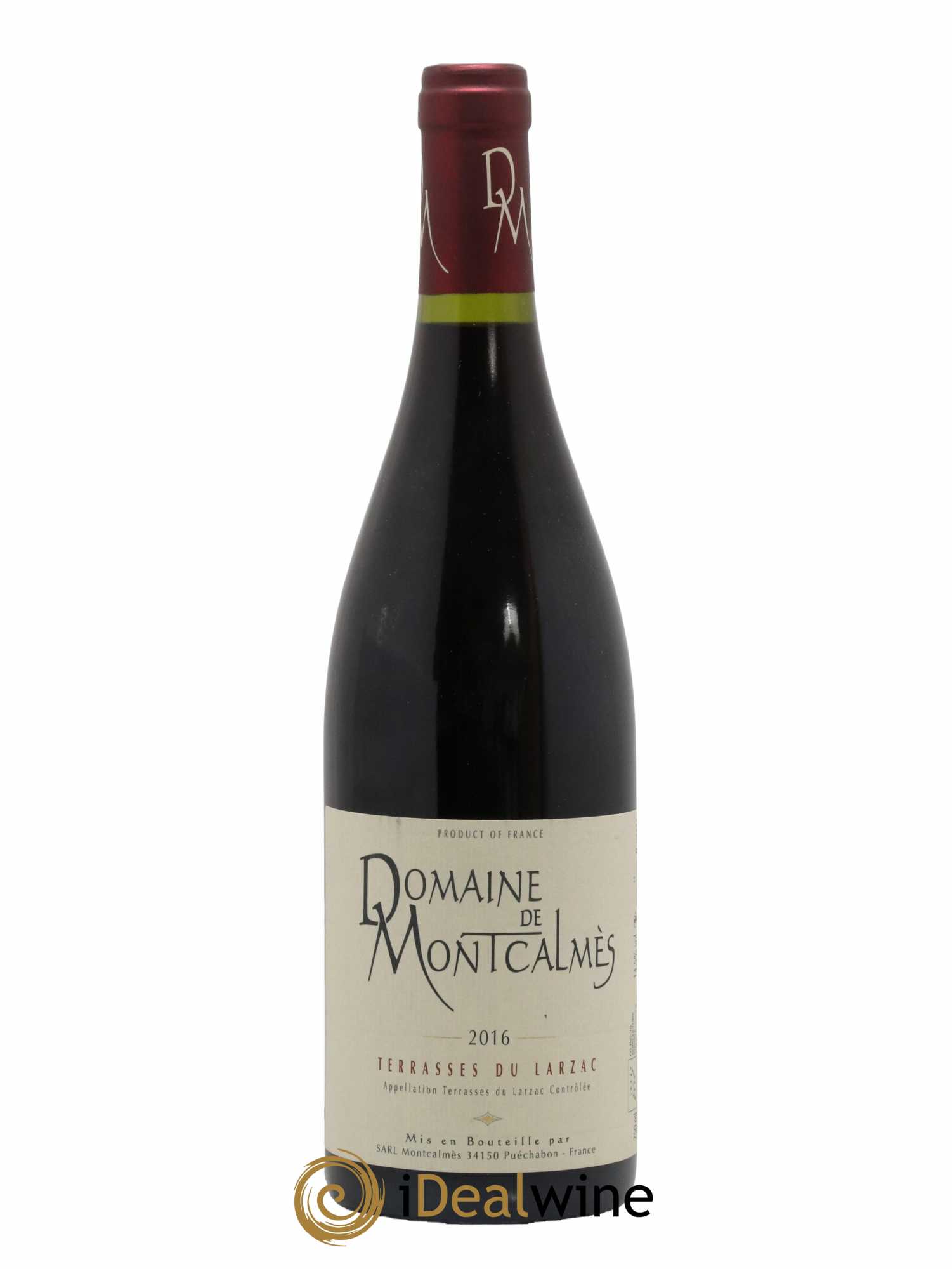 Terrasses du Larzac Domaine de Montcalmès Frédéric Pourtalié 2016 - Lot de 1 bouteille - 0