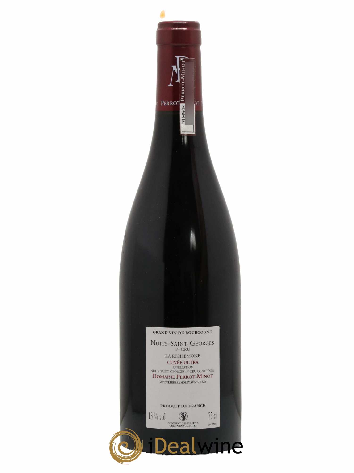Nuits-Saint-Georges 1er Cru La Richemone Cuvée Ultra Vieilles Vignes Perrot-Minot 2016 - Lot de 1 bouteille - 1